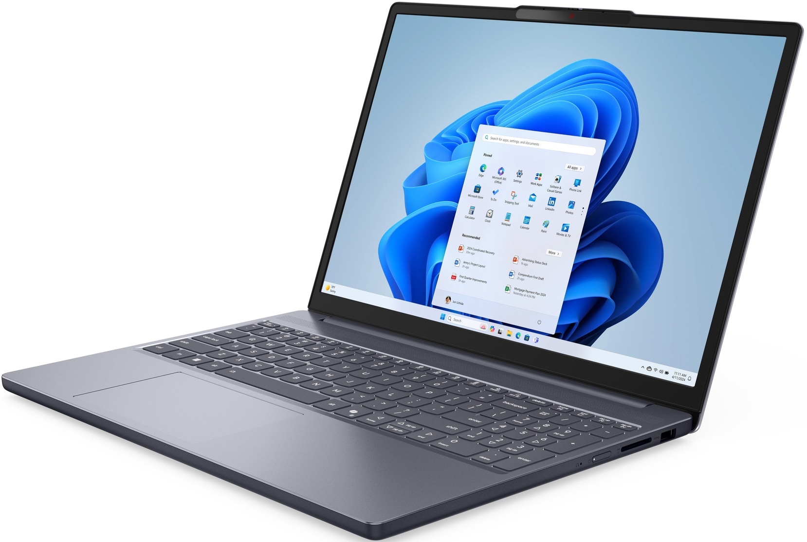 Ноутбук LENOVO IdeaPad Slim 3 15ARP10 Luna Grey (83K700Q5RA) фото 