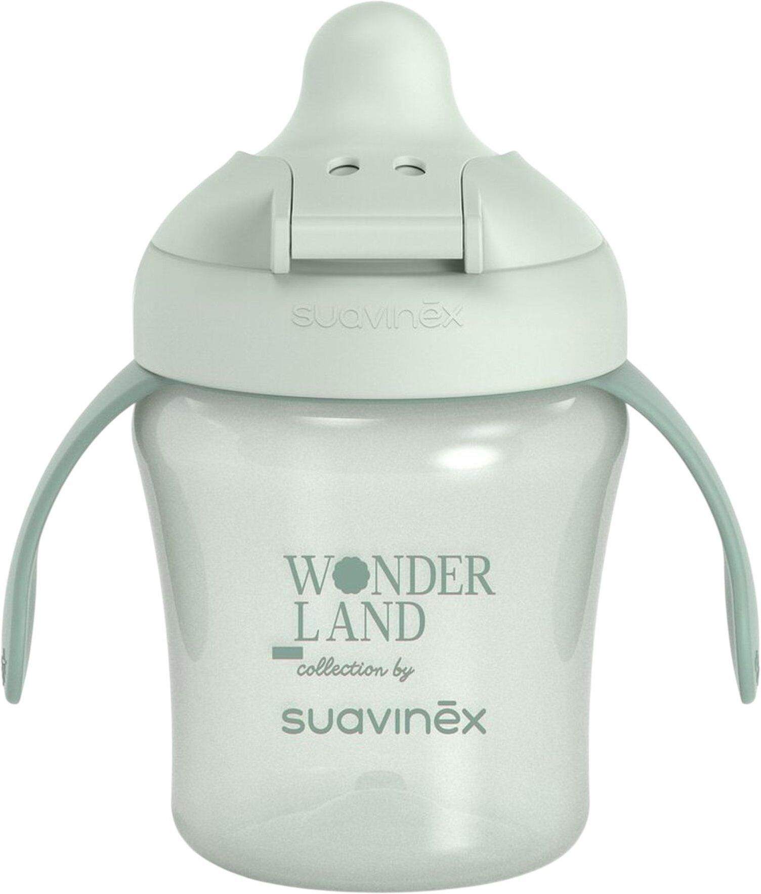 Чашка с носиком Suavinex Wonderland, 200 мл, +6 месяцев, мятная (403218) фото2