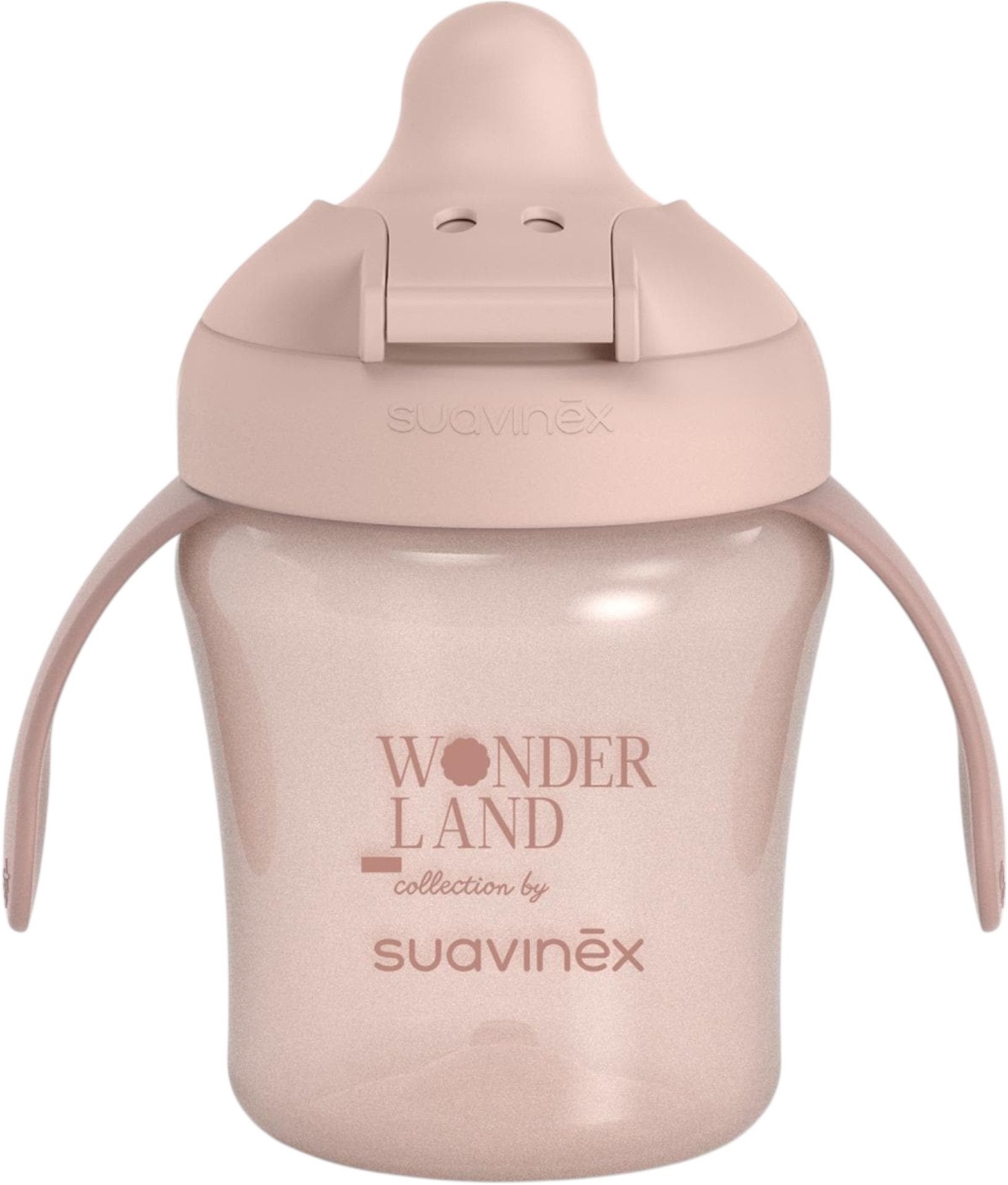 Чашка с носиком Suavinex Wonderland, 200 мл, +6 месяцев, розовая (403219) фото2
