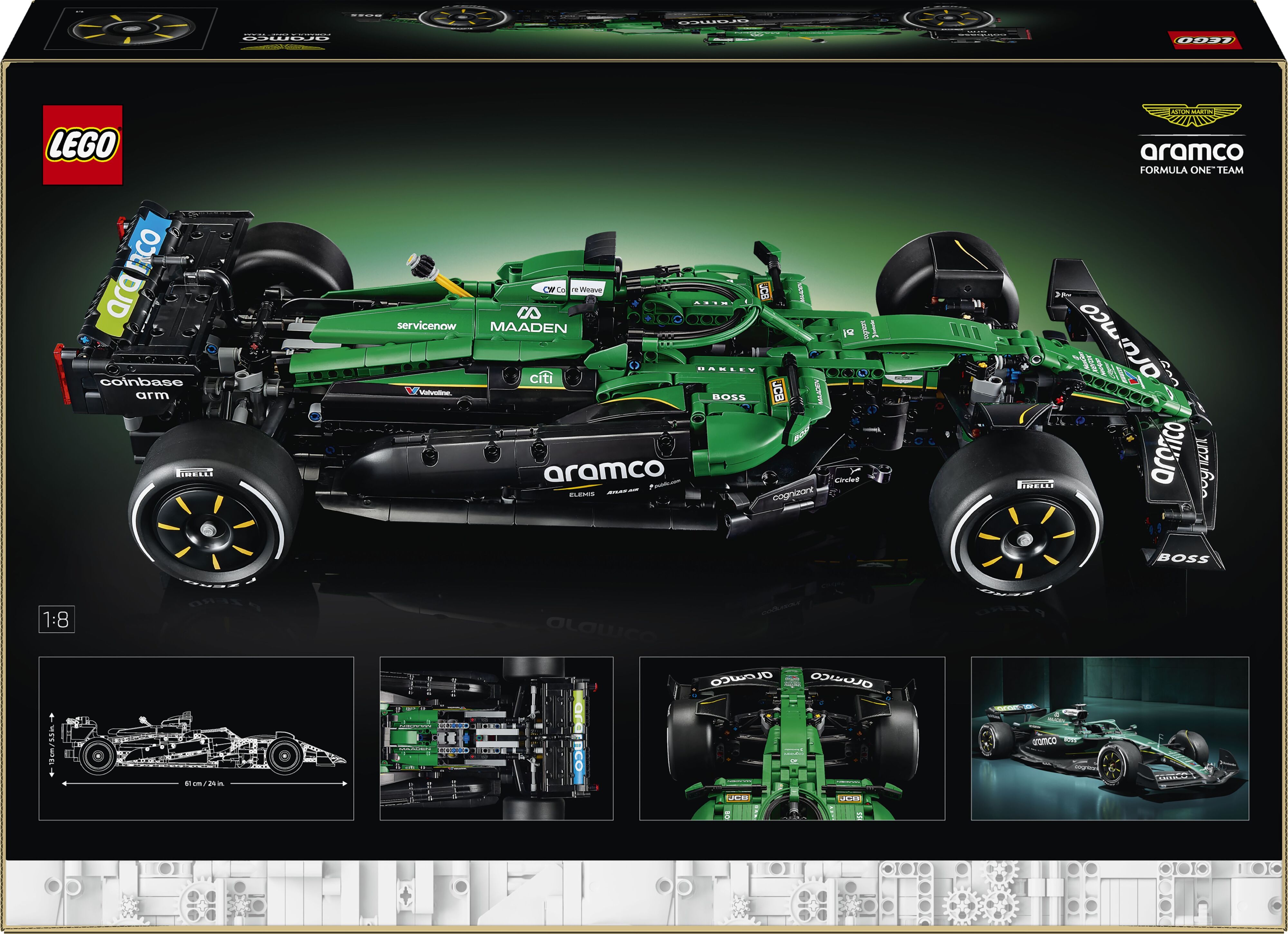 LEGO 42240 Technic Автомобиль Формулы-1 Aston Martin Aramco AMR25 фото 