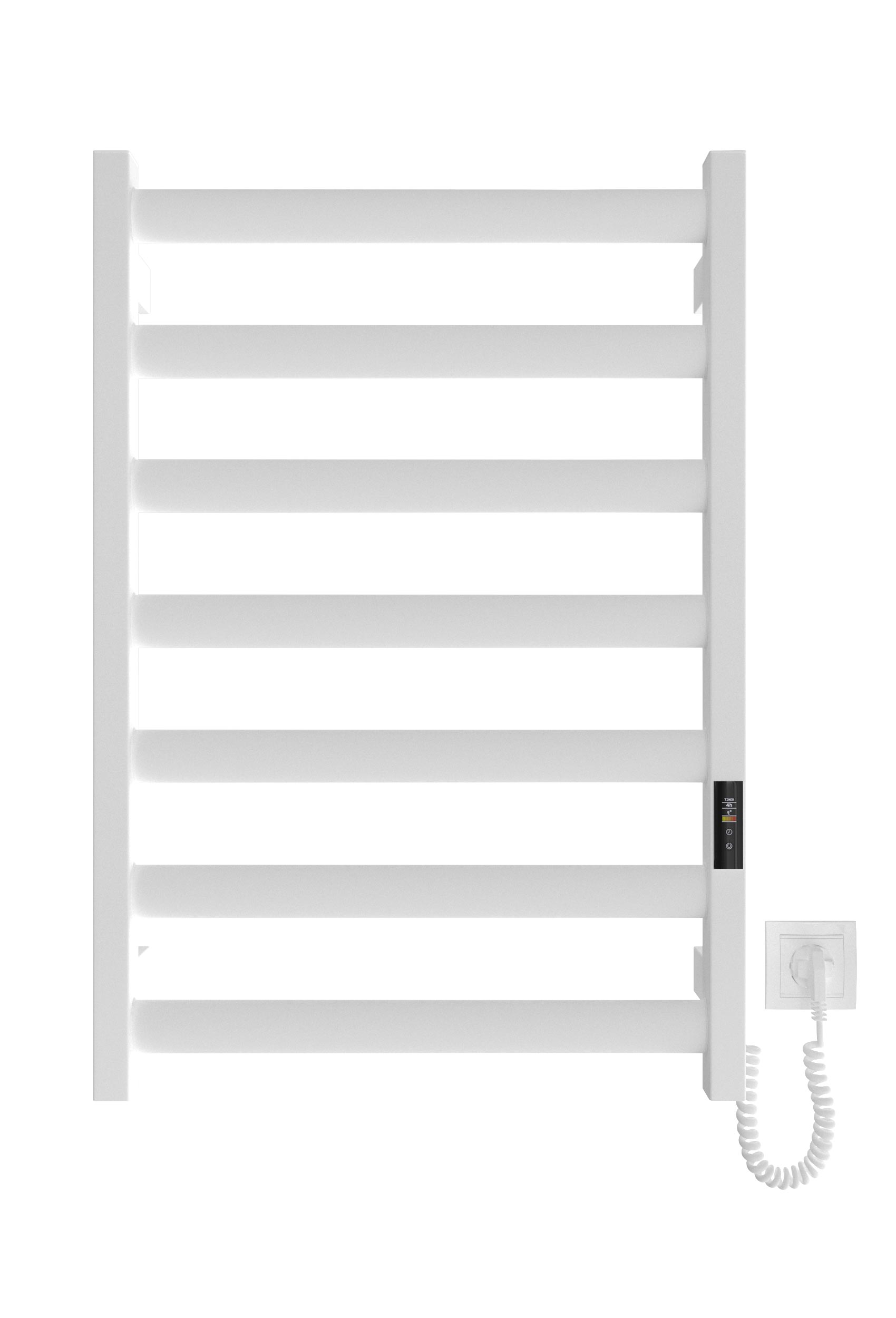 Полотенцесушитель Hygge Family Chester TR 4.0, 770x530х80хмм, таймер-регулятор, сталь, белый матовый (3.16.053344.WM) фото 