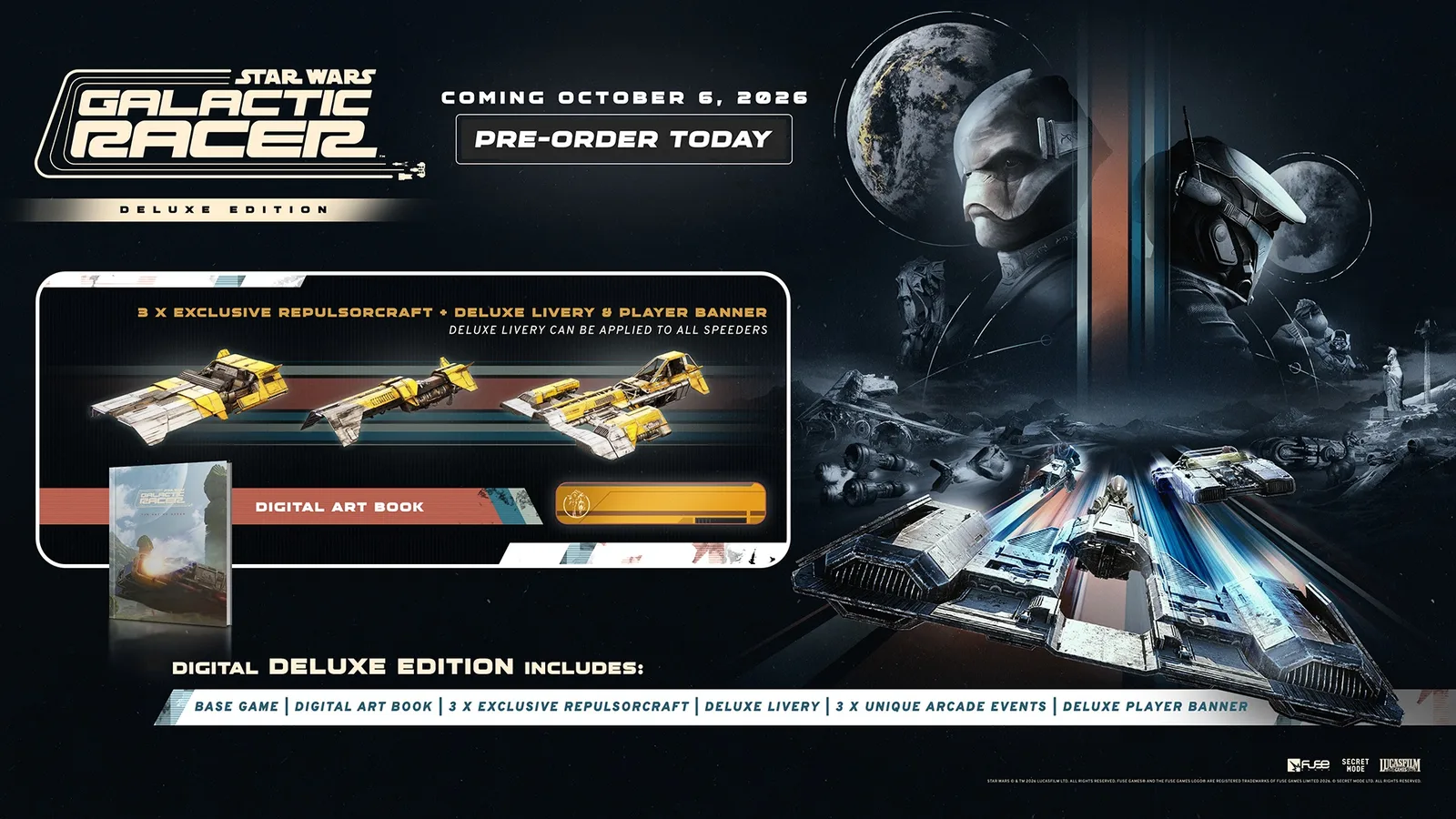 Игра Star Wars Galactic Racer Racer Deluxe Edition (PS5) фото 