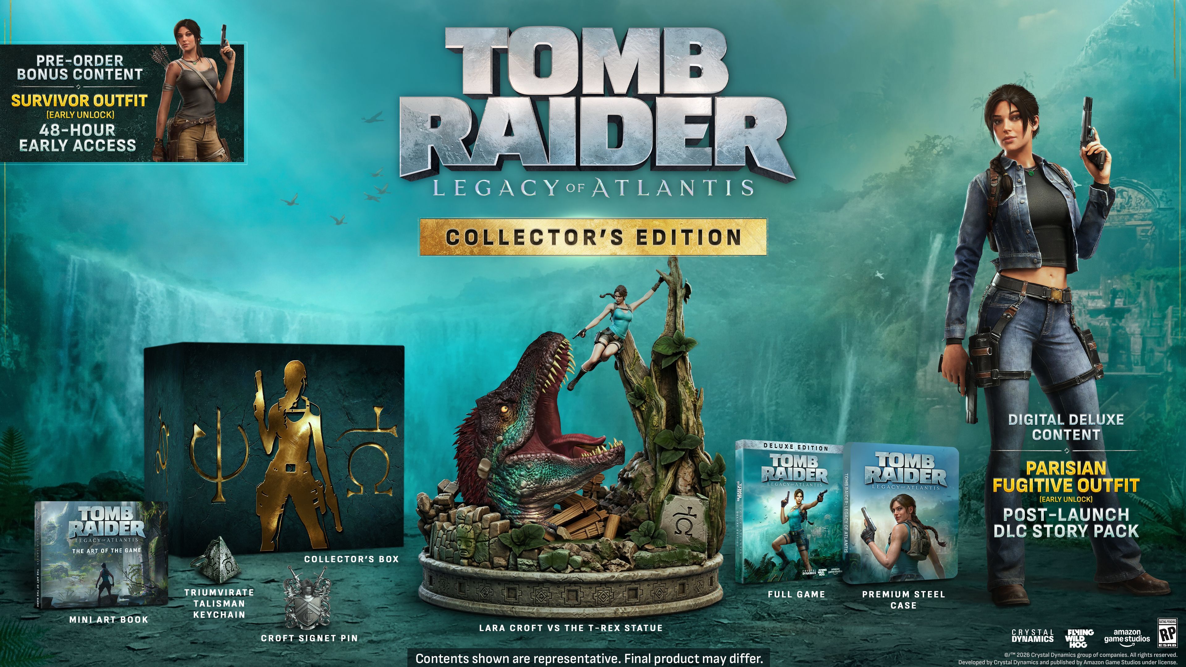 Игра Tomb Raider: Legacy of Atlantis Collector’s Edition (PS5) фото4