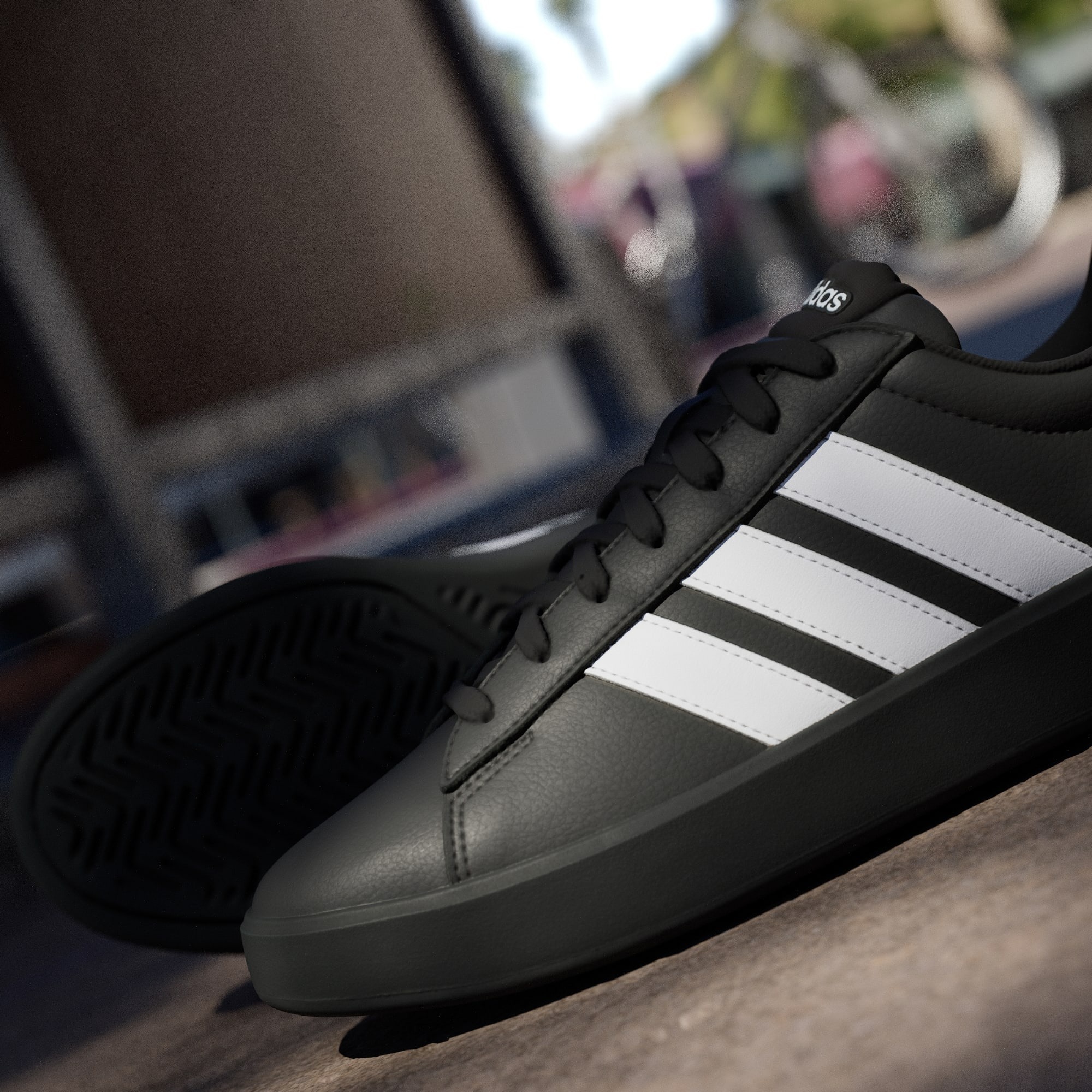 Кеды мужские Adidas Grand Court 3.0 IH1476 42 (8 UK) черные фото6