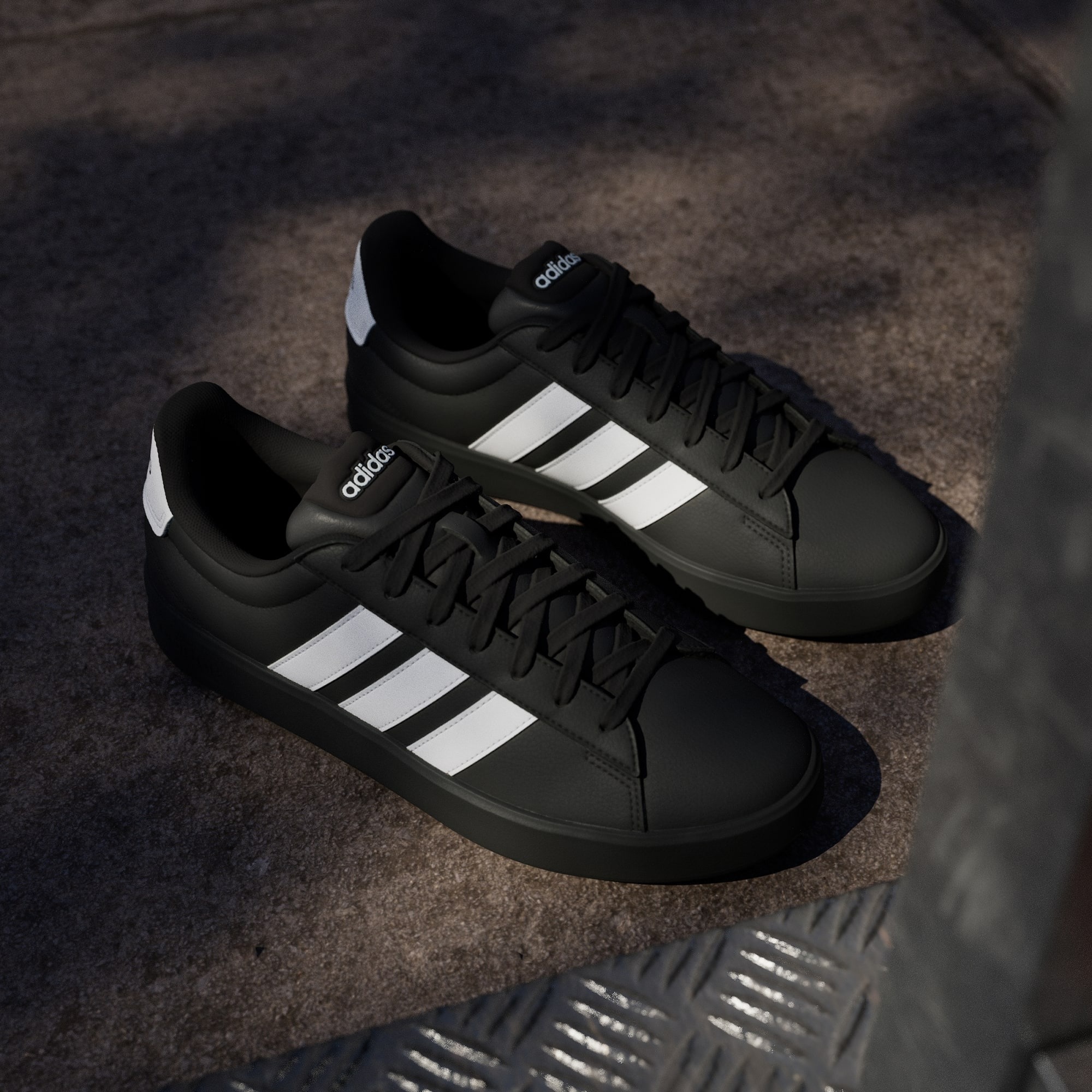 Кеды мужские Adidas Grand Court 3.0 IH1476 46 (11 UK) черные фото3