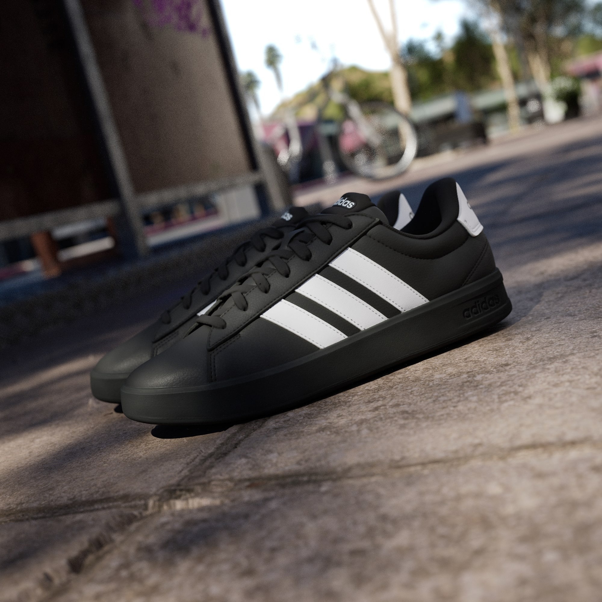 Кеды мужские Adidas Grand Court 3.0 IH1476 46 (11 UK) черные фото5