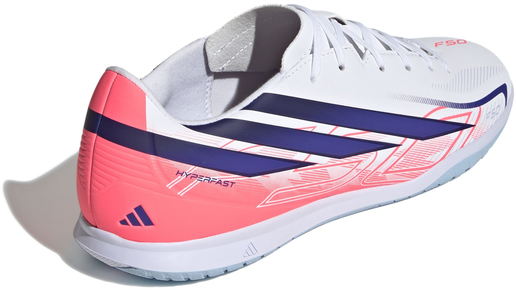 Футзалки Adidas F50 Hyperfast Club IN IH4605 39 1/3 (6 UK) белые фото4