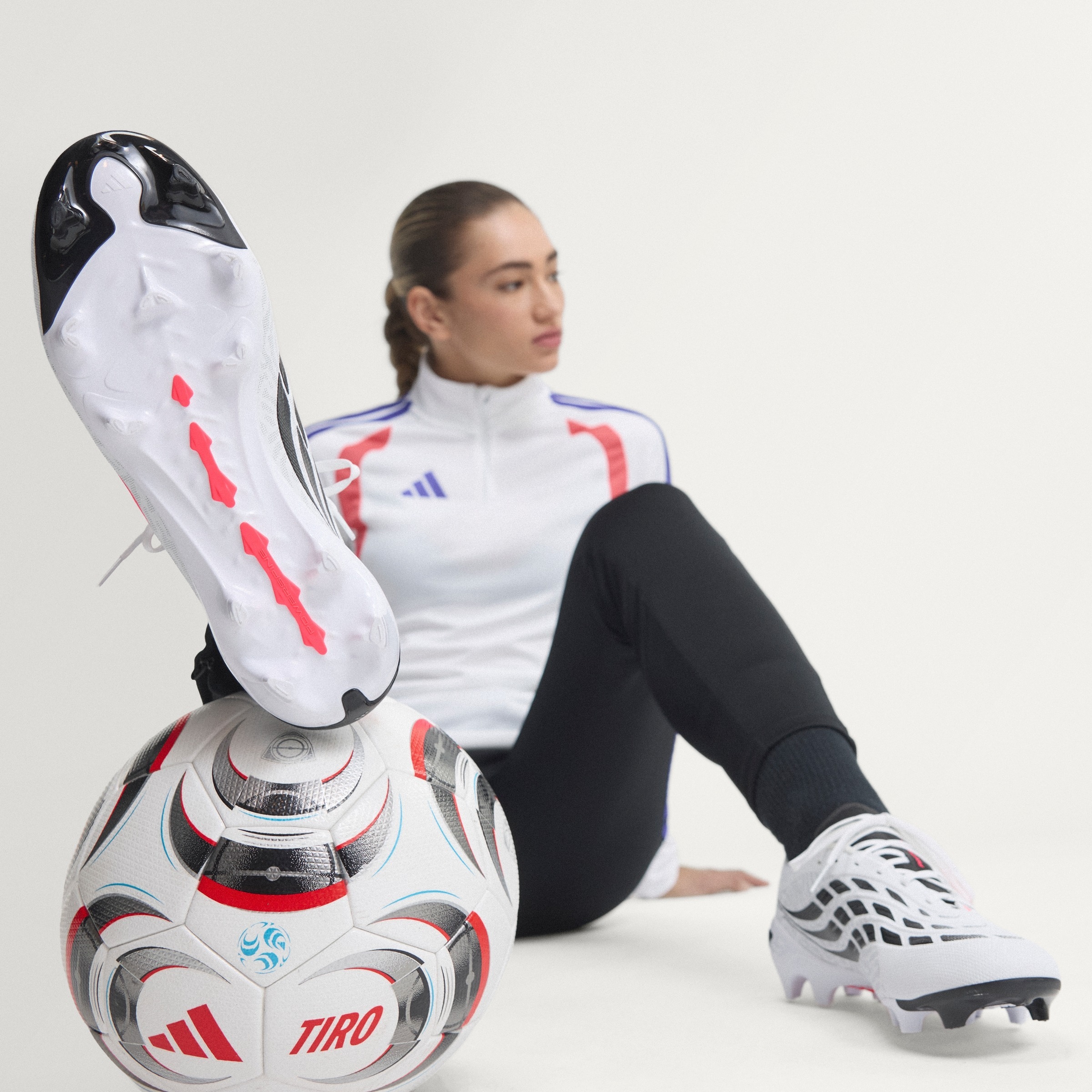 Бутсы Adidas Predator League FG IH7154 39 1/3 (6 UK) белые фото7