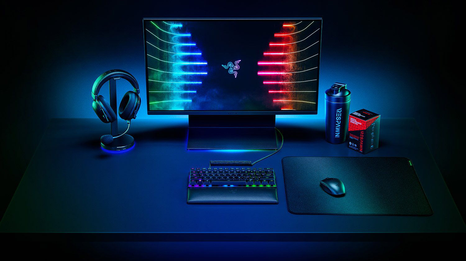 Игровая поверхность Razer Strider L Speed/Control Black (RZ02-03810200-R3M1) фото 