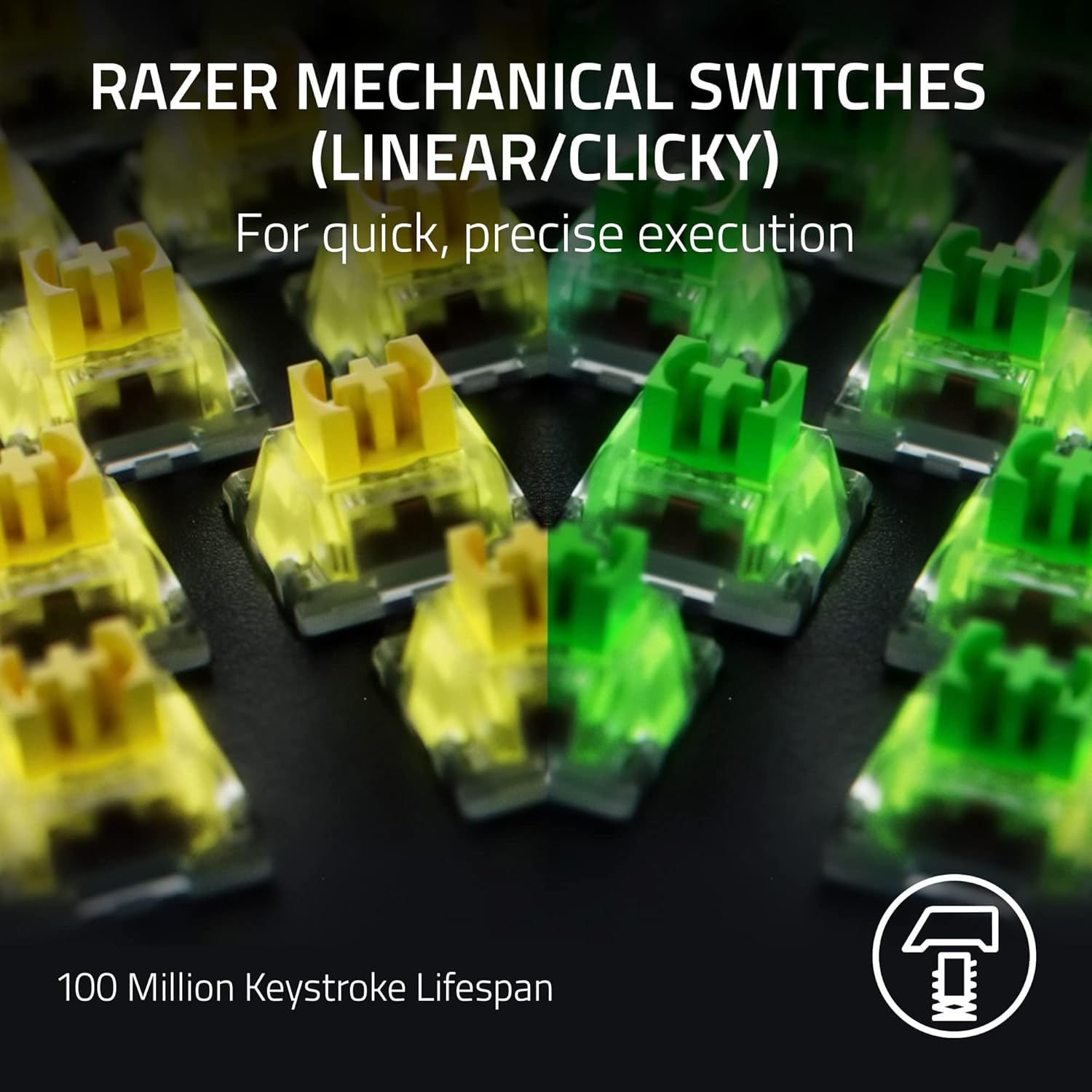 Игровая клавиатура Razer BlackWidow V4 Pro Yellow Switch USB Black (RZ03-04681800-R3M1) фото 2