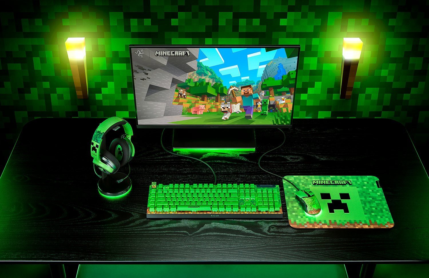 Игровая гарнитура Razer Kraken V4 X, 7.1, USB-A RGB, Minecraft Edition (RZ04-05180200-R3M1) фото 7