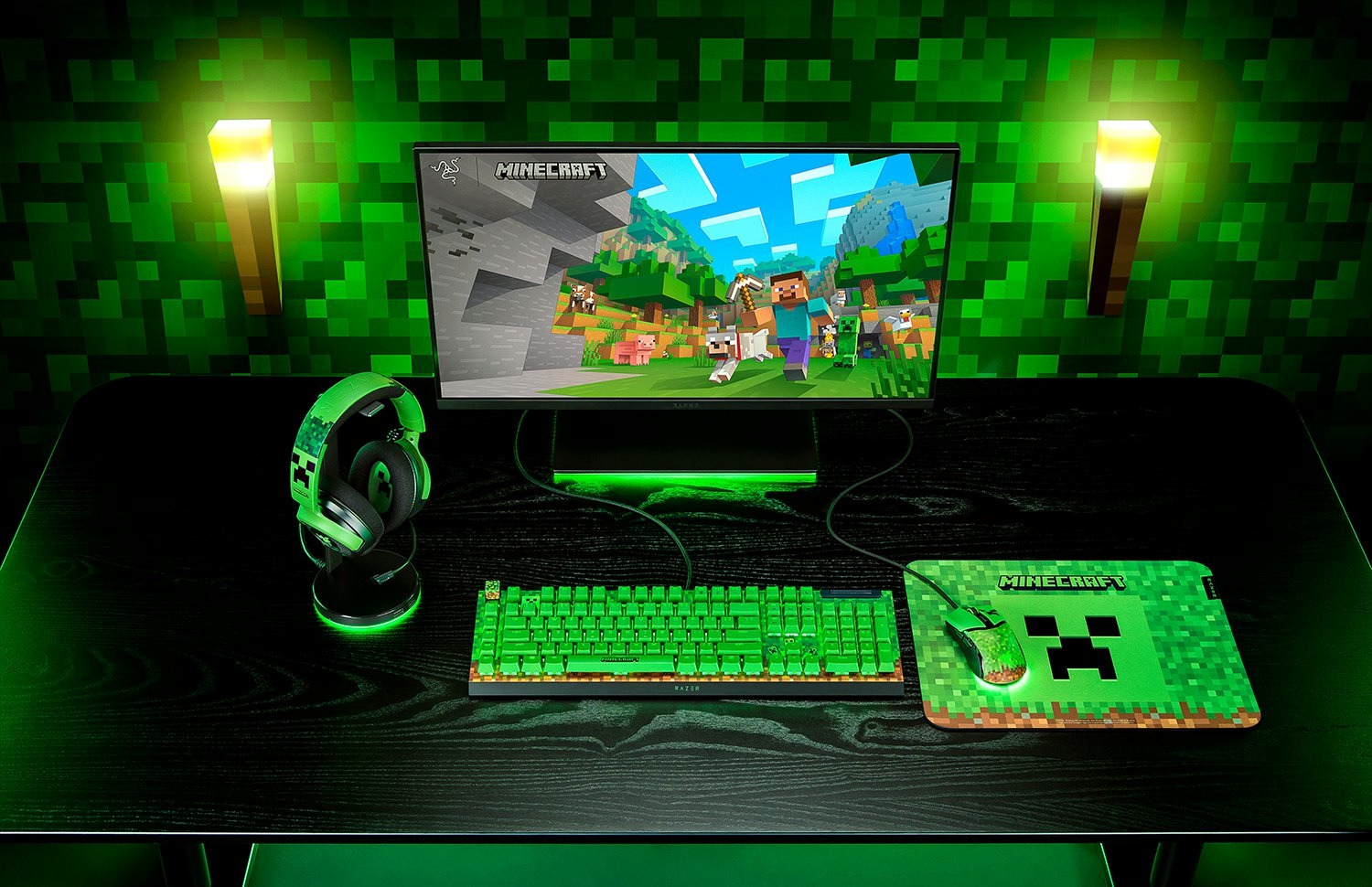 Игровая гарнитура Razer Kraken V4 X Minecraft Edition (RZ04-05180200-R3M1) фото11