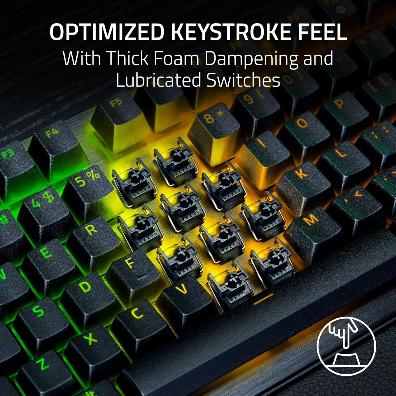 Игровая клавиатура Razer Huntsman V3 Pro TKL Analog Optical Switch Gen-2 (RZ03-05520100-R3M1) фото 