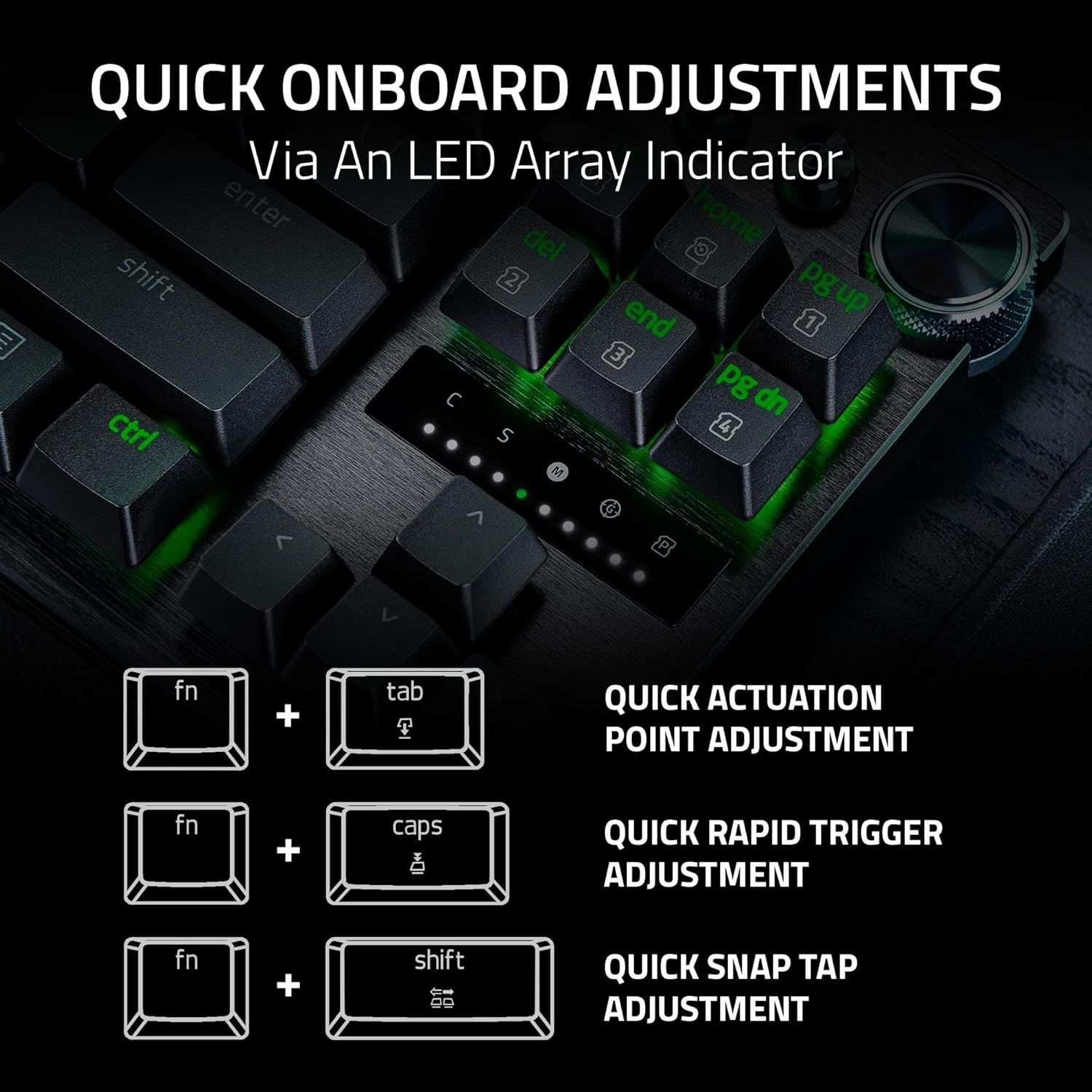 Игровая клавиатура Razer Huntsman V3 Pro TKL Analog Optical Switch Gen-2 (RZ03-05520100-R3M1) фото 