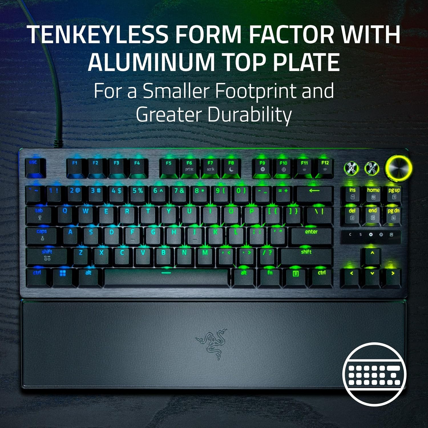 Игровая клавиатура Razer Huntsman V3 Pro TKL Analog Optical Switch Gen-2 (RZ03-05520100-R3M1) фото 