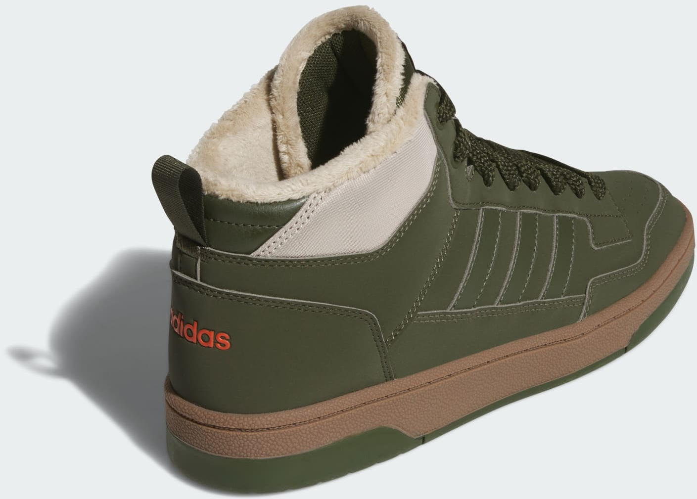 Ботинки Adidas Rapid Court Mid Winterized KI3908 36 2/3 (4 UK) хаки фото4