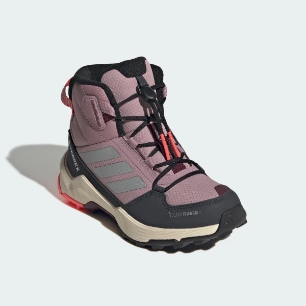 Ботинки детские Adidas Terrex Ax4R Cw+ Mid K KI5824 35 (2,5 UK) розовые фото3
