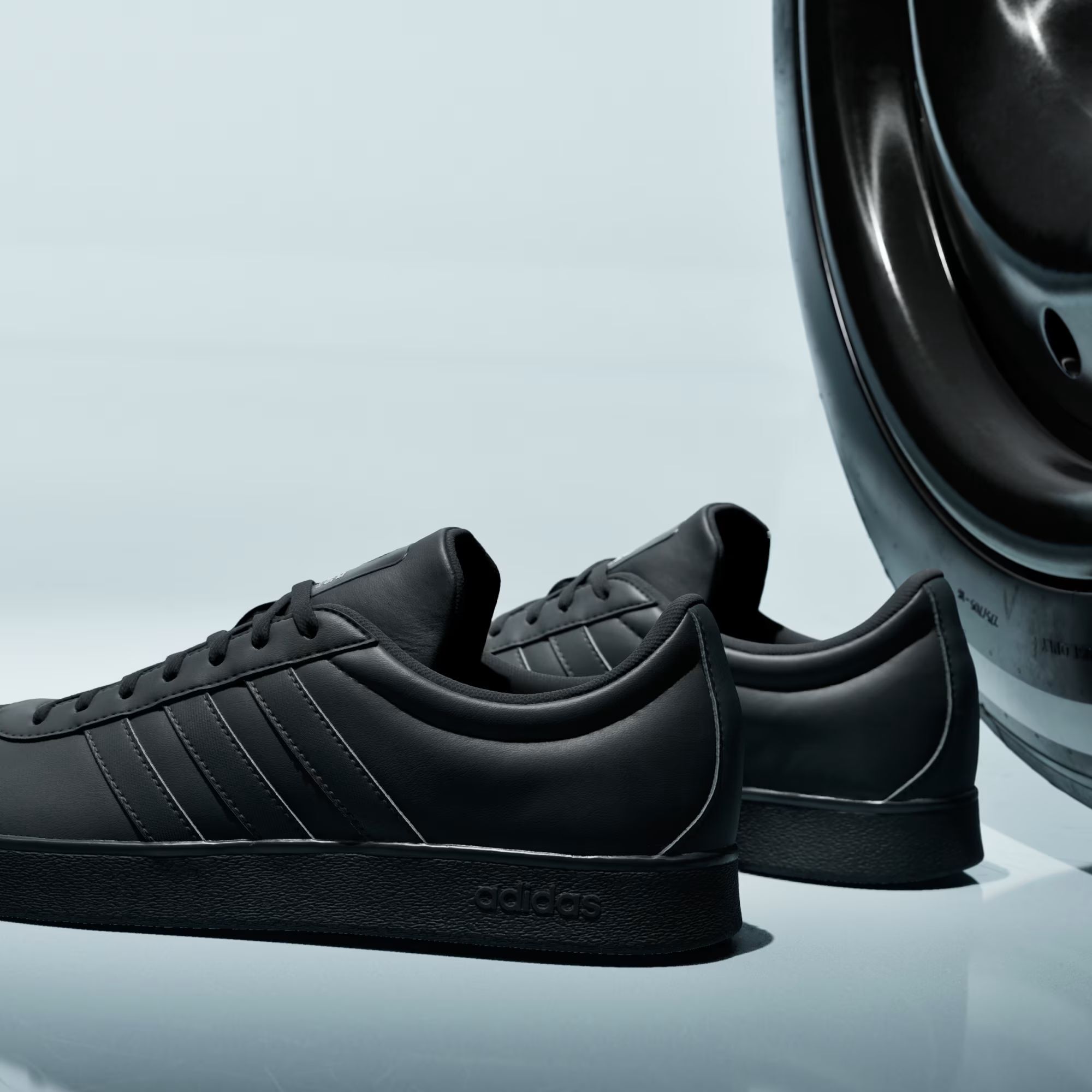 Кеды Adidas Vl Court Mer KI6079 39 1/3 (6 UK) черные фото8