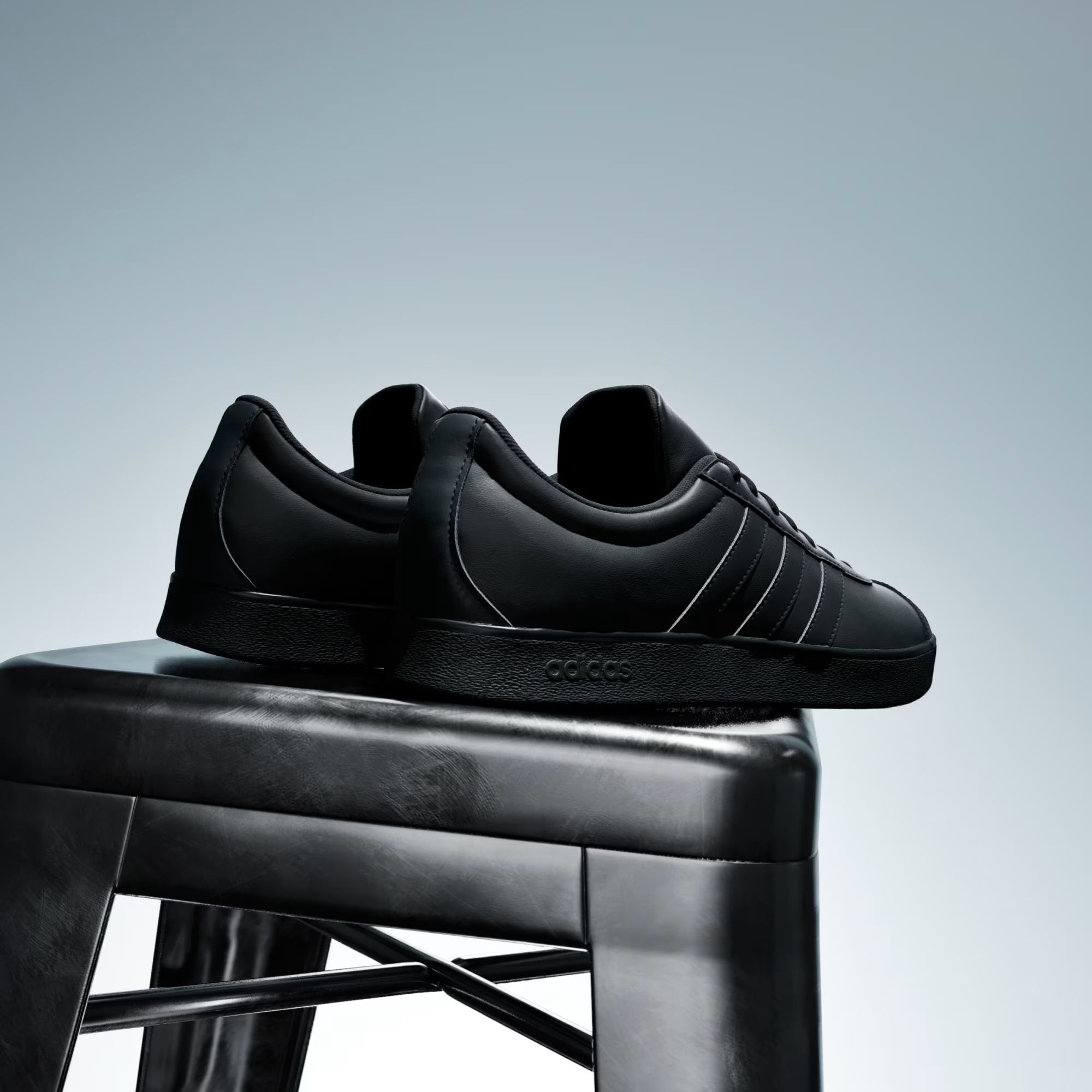 Кеды Adidas Vl Court Mer KI6079 39 1/3 (6 UK) черные фото7