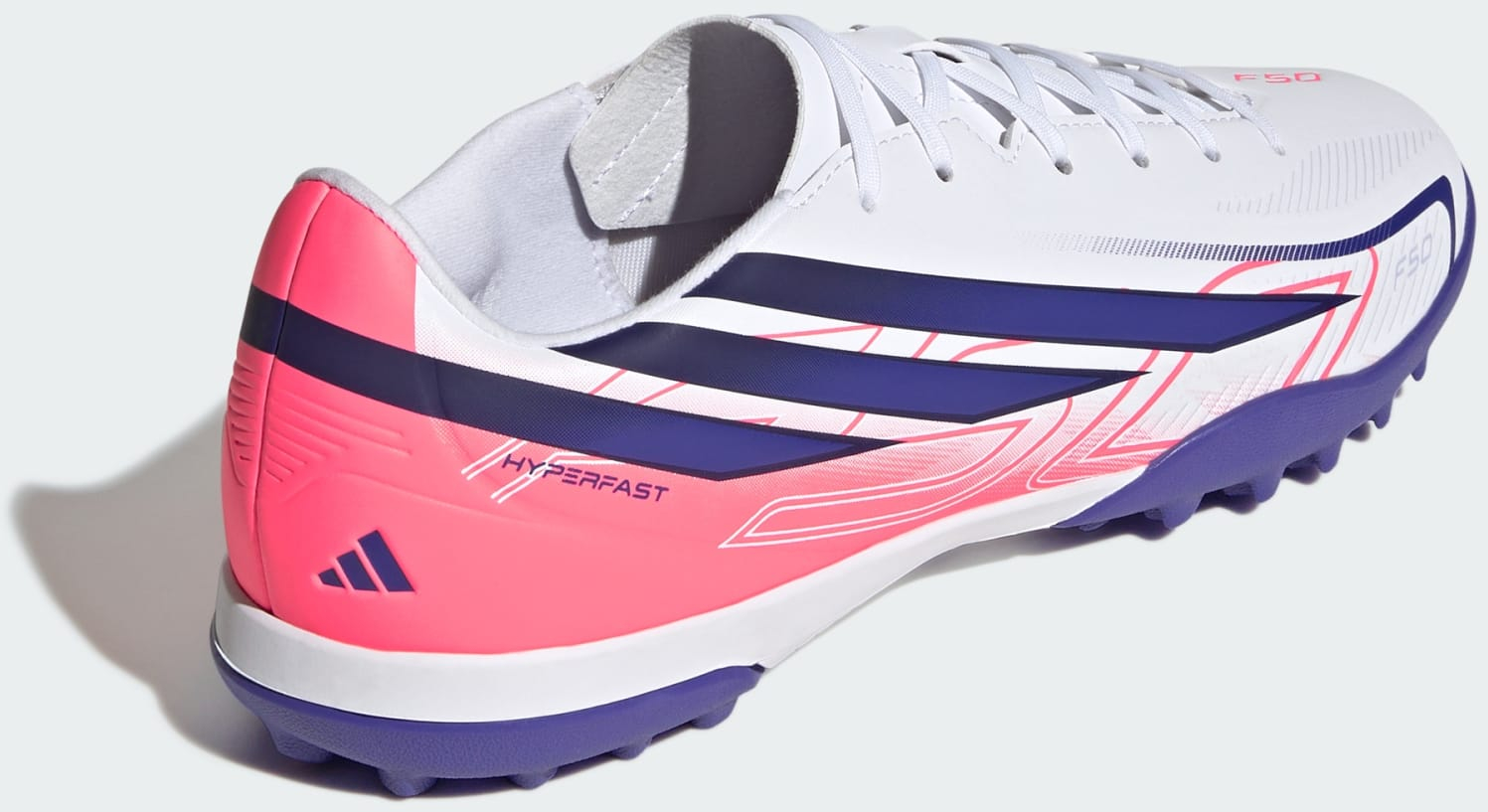 Сороконожки Adidas F50 Hyperfast Club Tf KJ3409 44 (9,5 UK) белые фото4