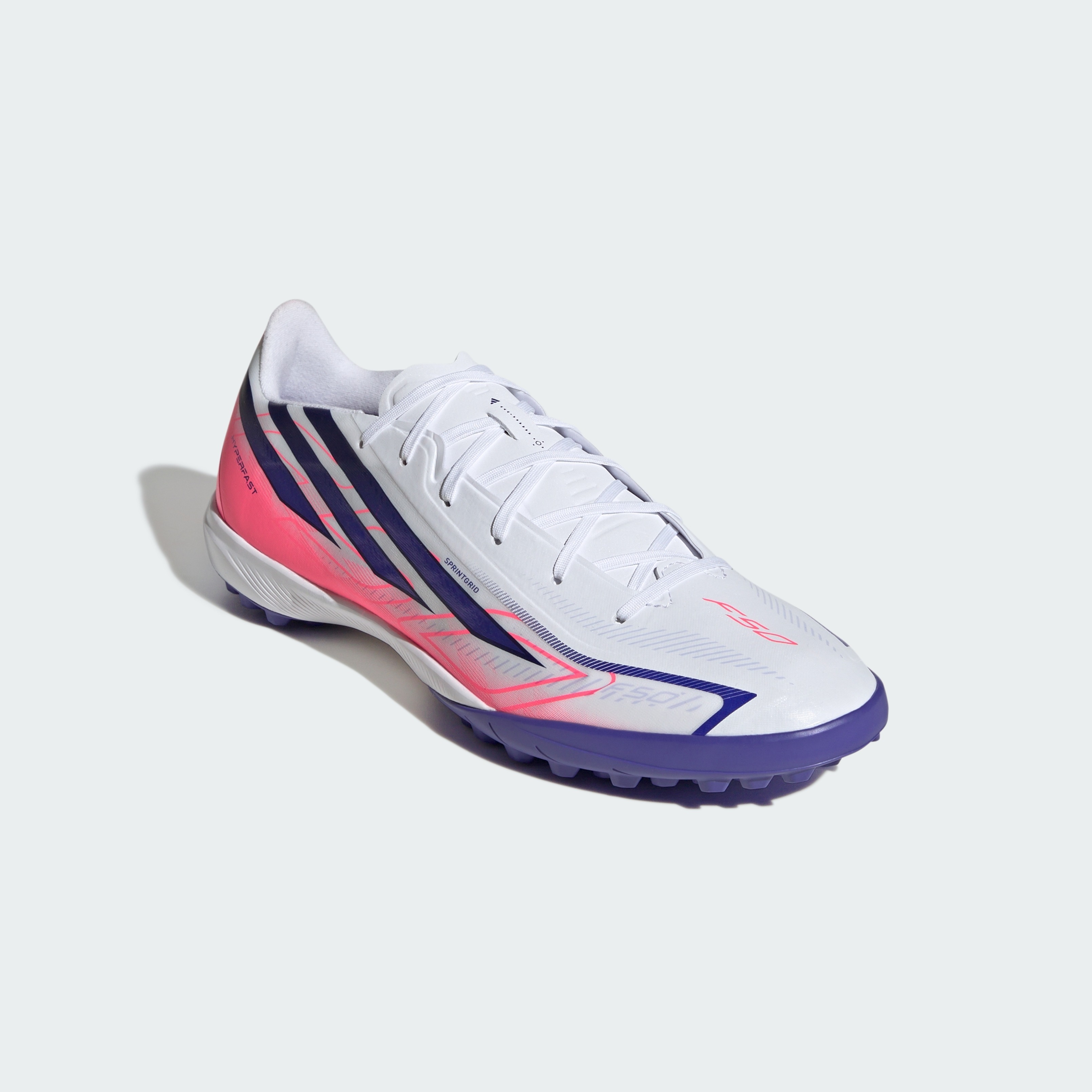 Сороконіжки Adidas F50 Hyperfast League Tf KJ3434 46 (11 UK) білі фото3