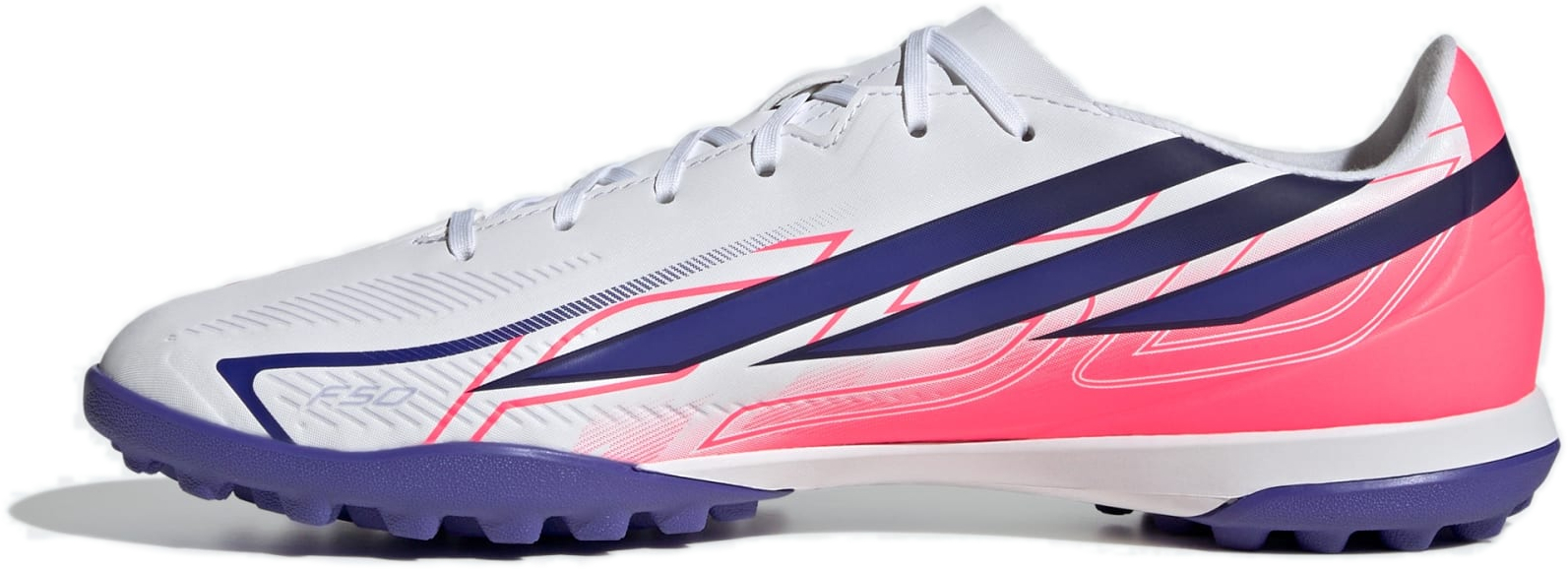 Сороконожки Adidas F50 Hyperfast Club Tf KJ3409 46 (11 UK) белые фото2