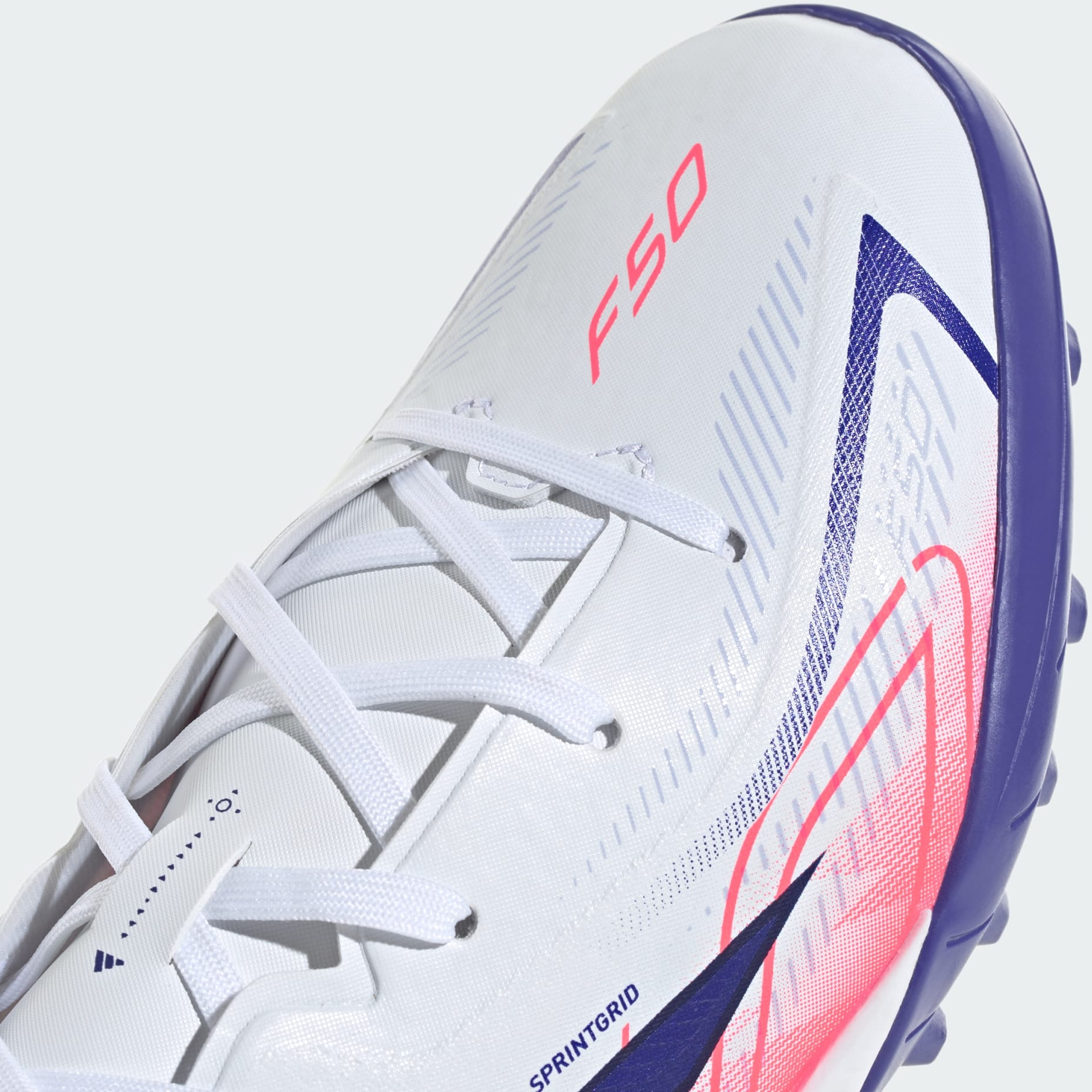 Сороконожки детские Adidas F50 Hyperfast League Tf J KK1321 30 1/2 (12 UK) белые фото7