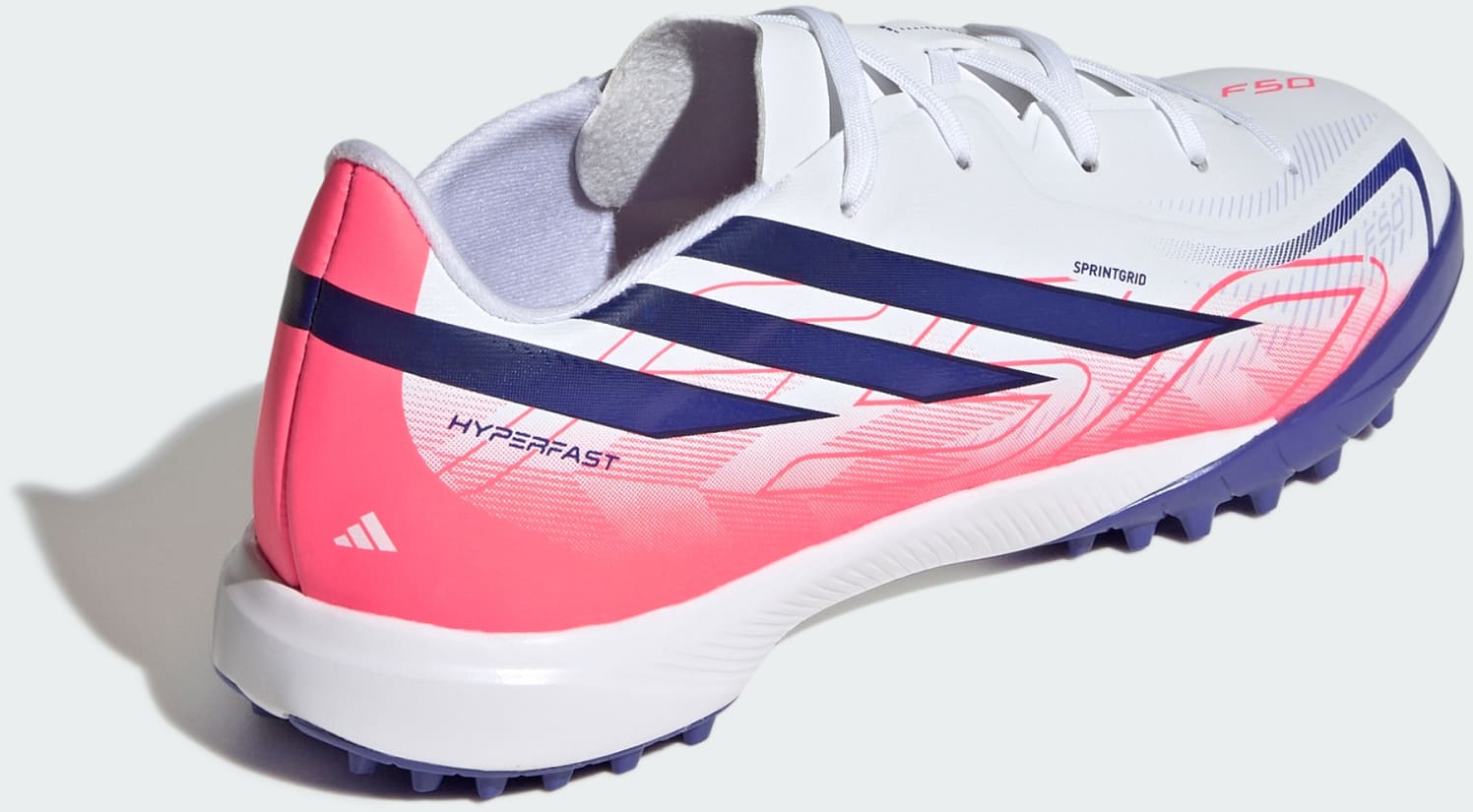 Сороконожки детские Adidas F50 Hyperfast League Tf J KK1321 38 2/3 (5,5 UK) белые фото4