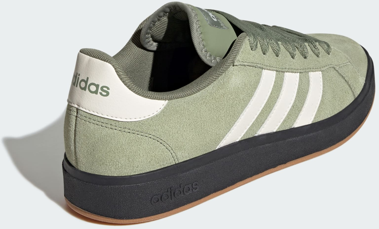 Кеды мужские Adidas Grand Court Base 00S KK4784 46 (11 UK) хаки фото3