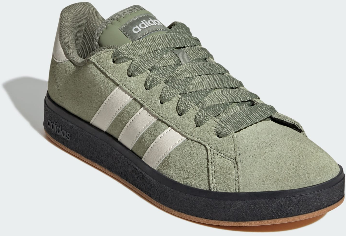 Кеды мужские Adidas Grand Court Base 00S KK4784 46 (11 UK) хаки фото4
