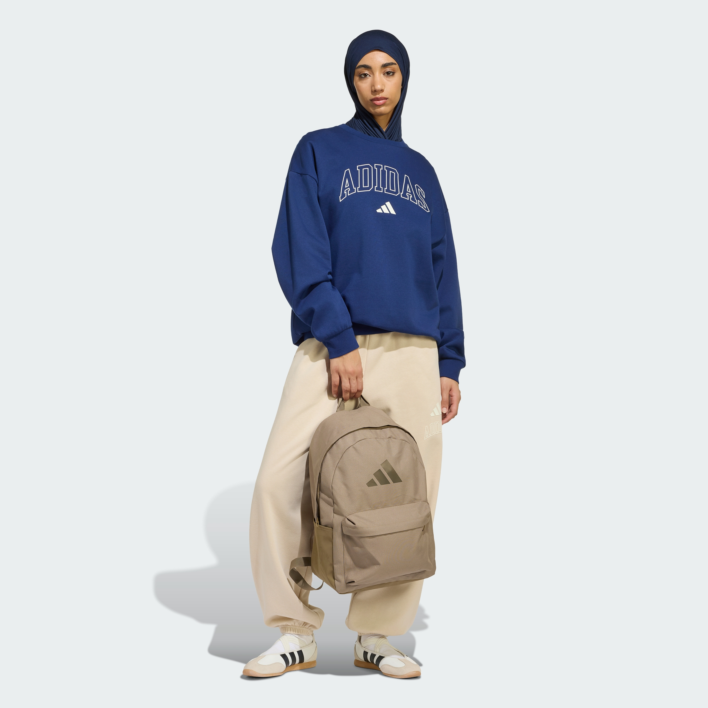 Рюкзак Adidas Clsc Bars Bp KQ6742 бежевый фото8