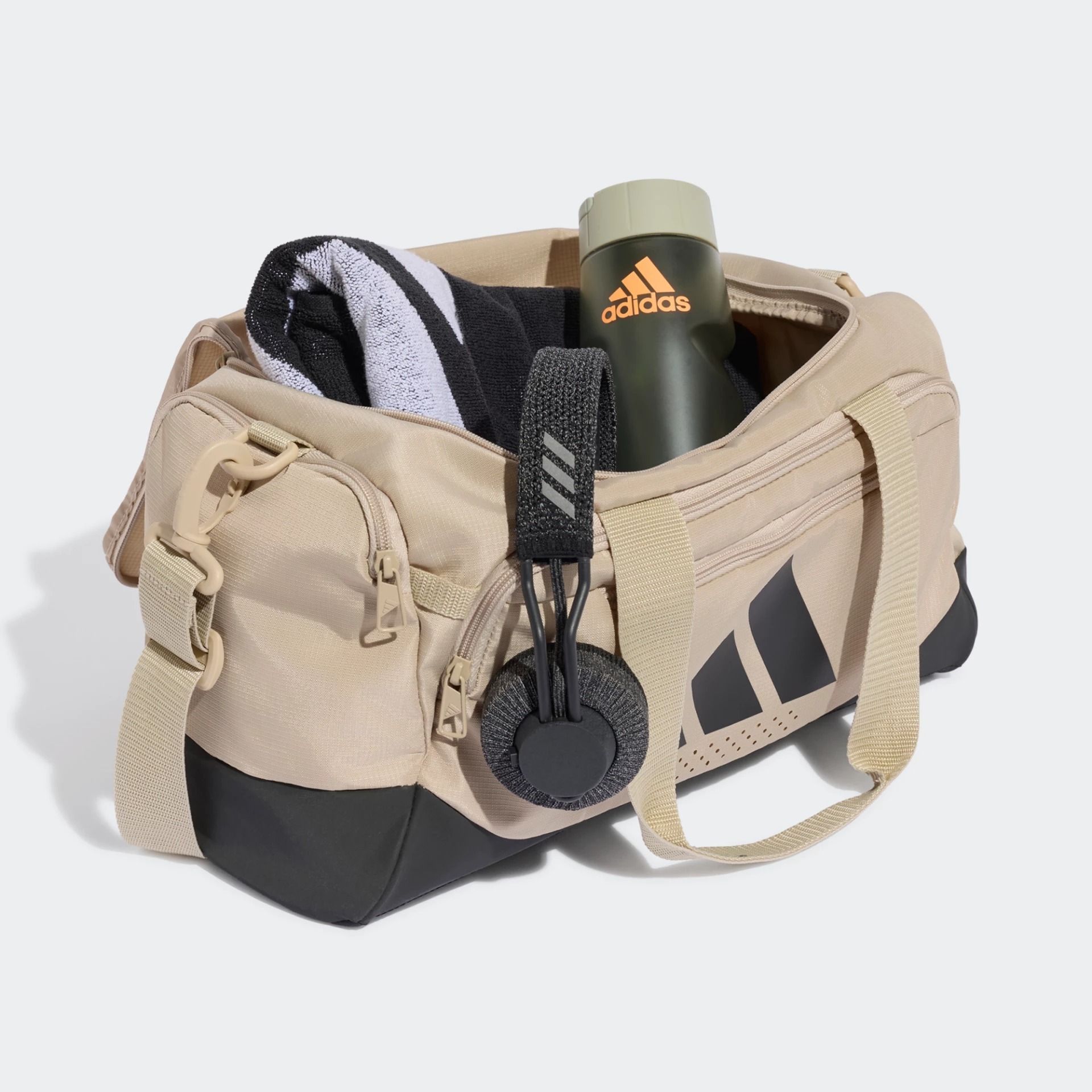 Спортивная сумка Adidas Tra Def Duf Xs KT3163 бежевая фото4