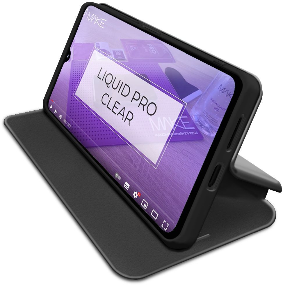 Чохол-книжка MakeFuture Samsung A07 Flip Black (MCP-SA07BK)фото