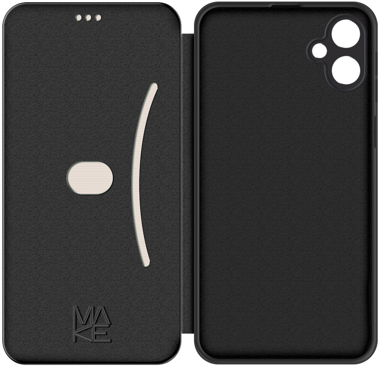 Чохол-книжка MakeFuture Samsung A07 Flip Black (MCP-SA07BK)фото