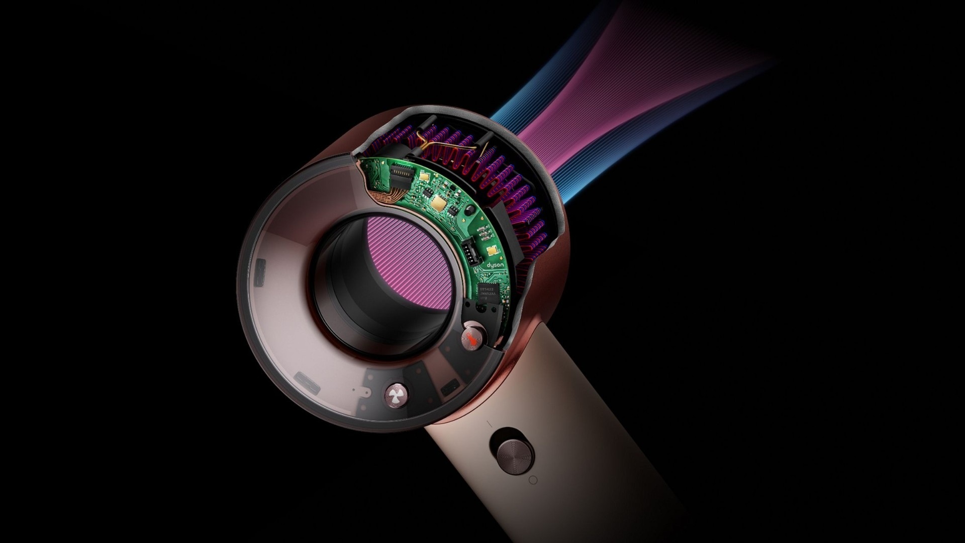Фен Dyson HD19 Travel Ceramic Pink/Rose Gold (492457-01) фото 