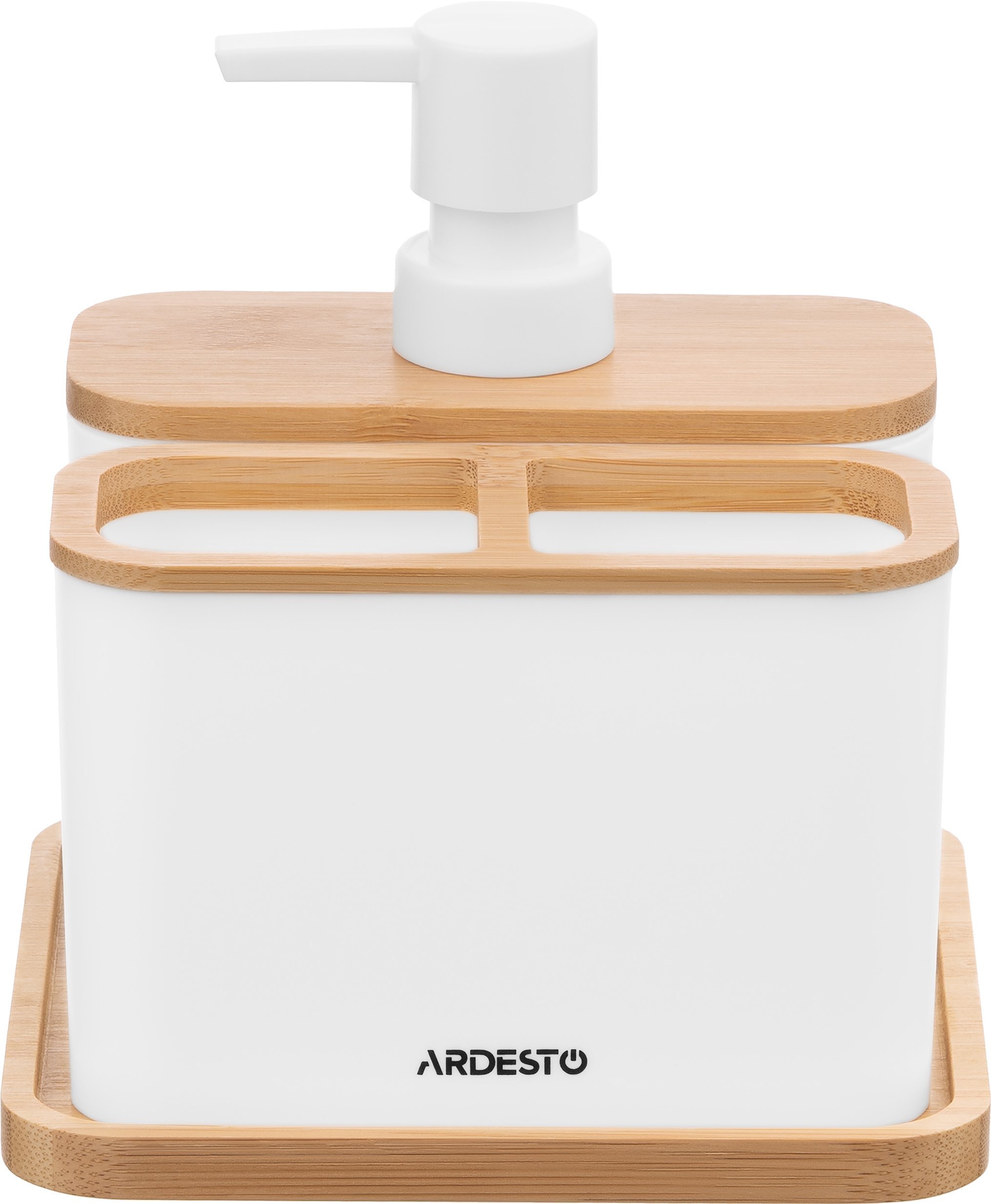 Набор для ванной комнаты ARDESTO Minimalism, 3 предмета (ARHB3123WB) фото2