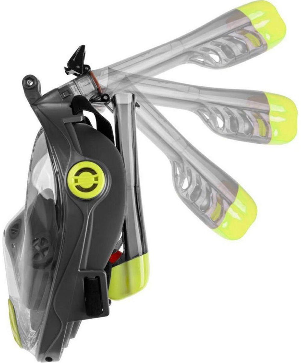 Полнолицевая маска Aqua Speed Spectra 2.0 черно-желтый L/XL (247-30) (5908217699213) фото 