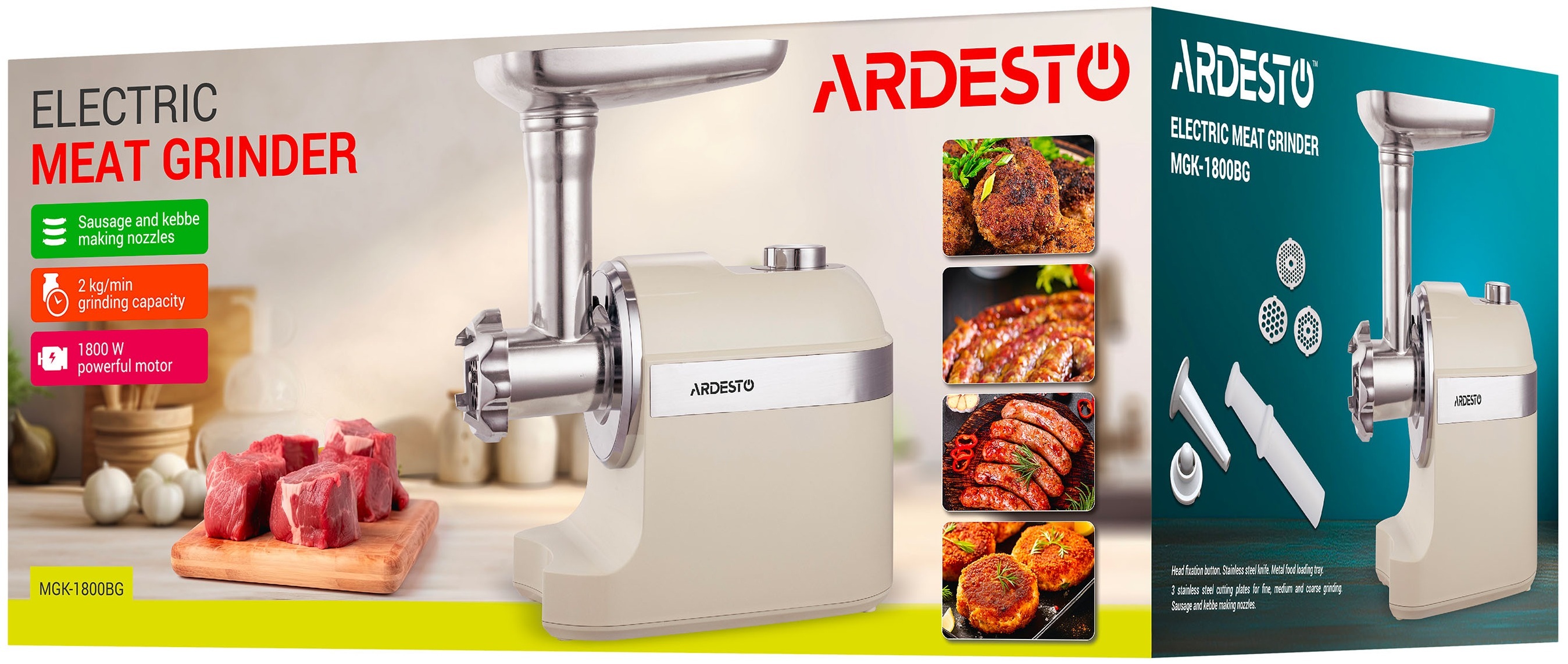 Мясорубка ARDESTO MGK-1800BG_Sale фото 