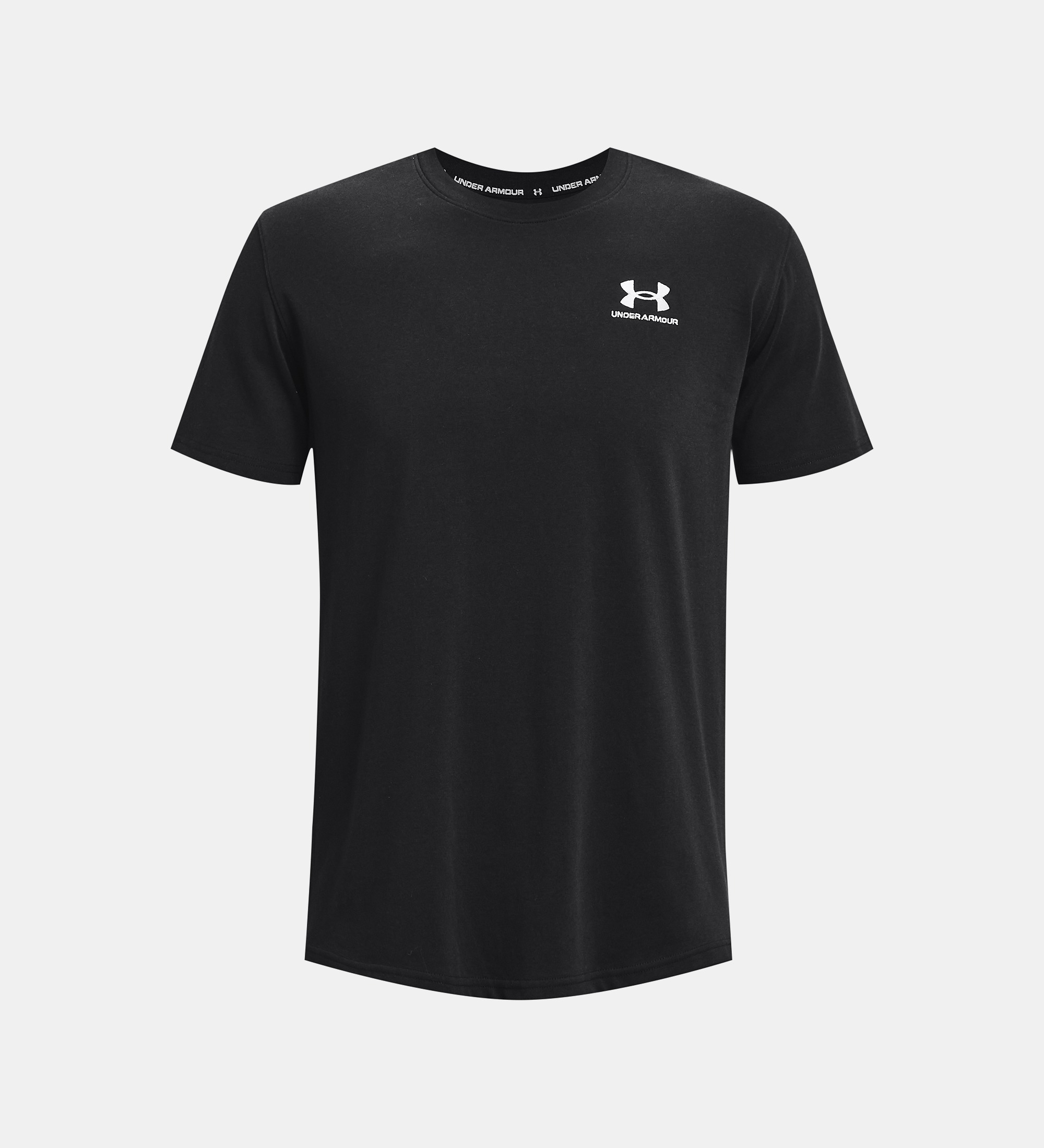 Футболка мужская Under Armour M logo emb heavyweight SS 1373997-001 XL Черная фото 