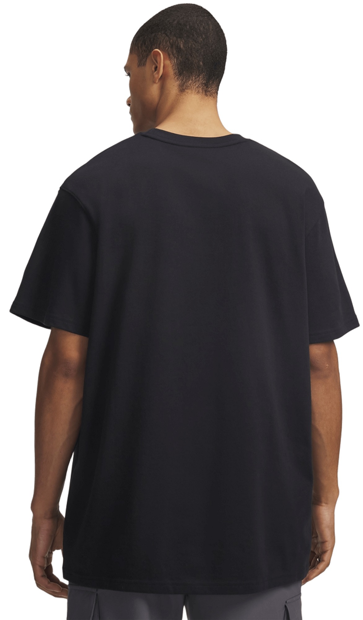Футболка мужская Under Armour M logo emb heavyweight SS 1373997-001 M Черная фото 
