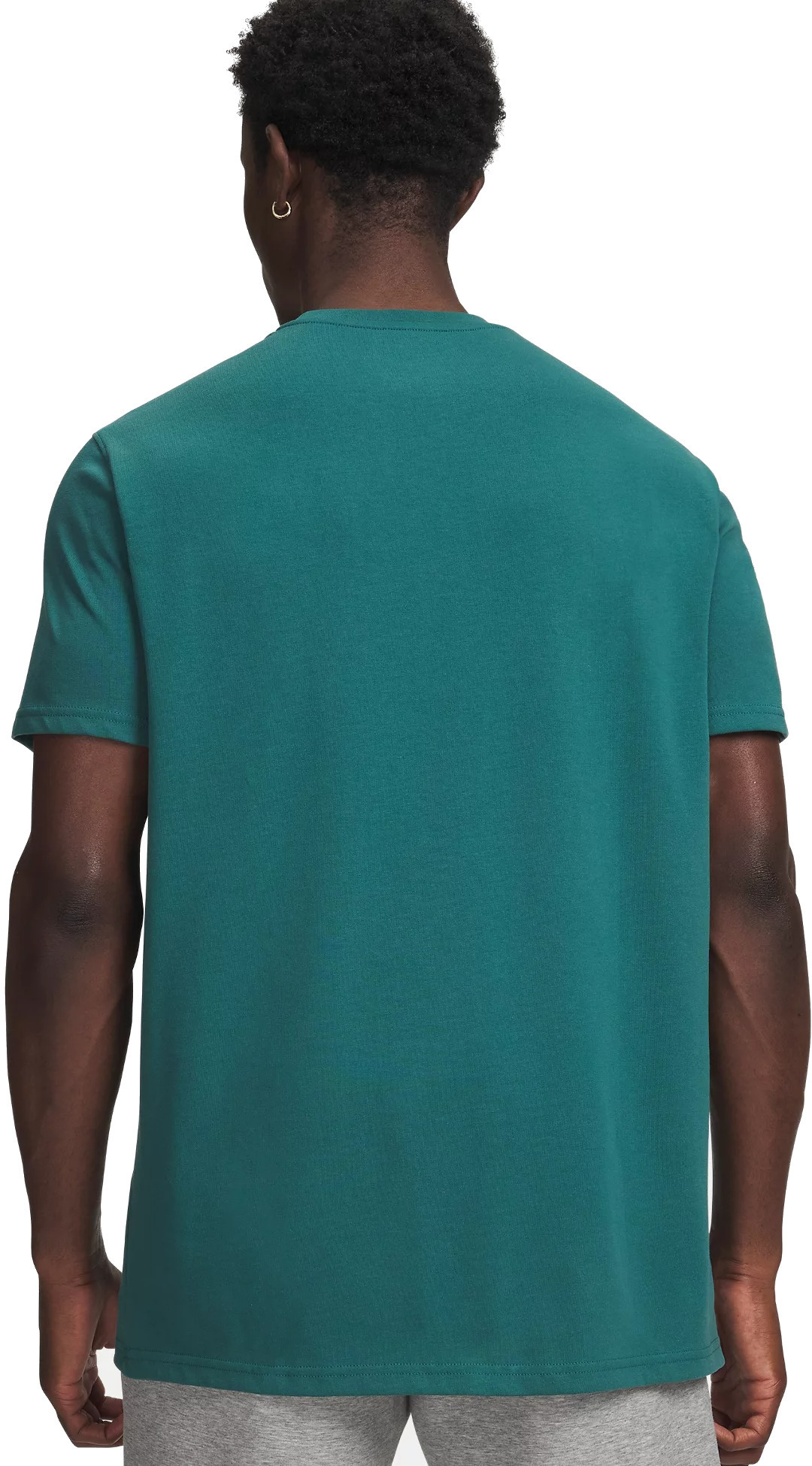 Футболка чоловіча Under Armour HW armour label SS 1382831-338 M Зеленафото