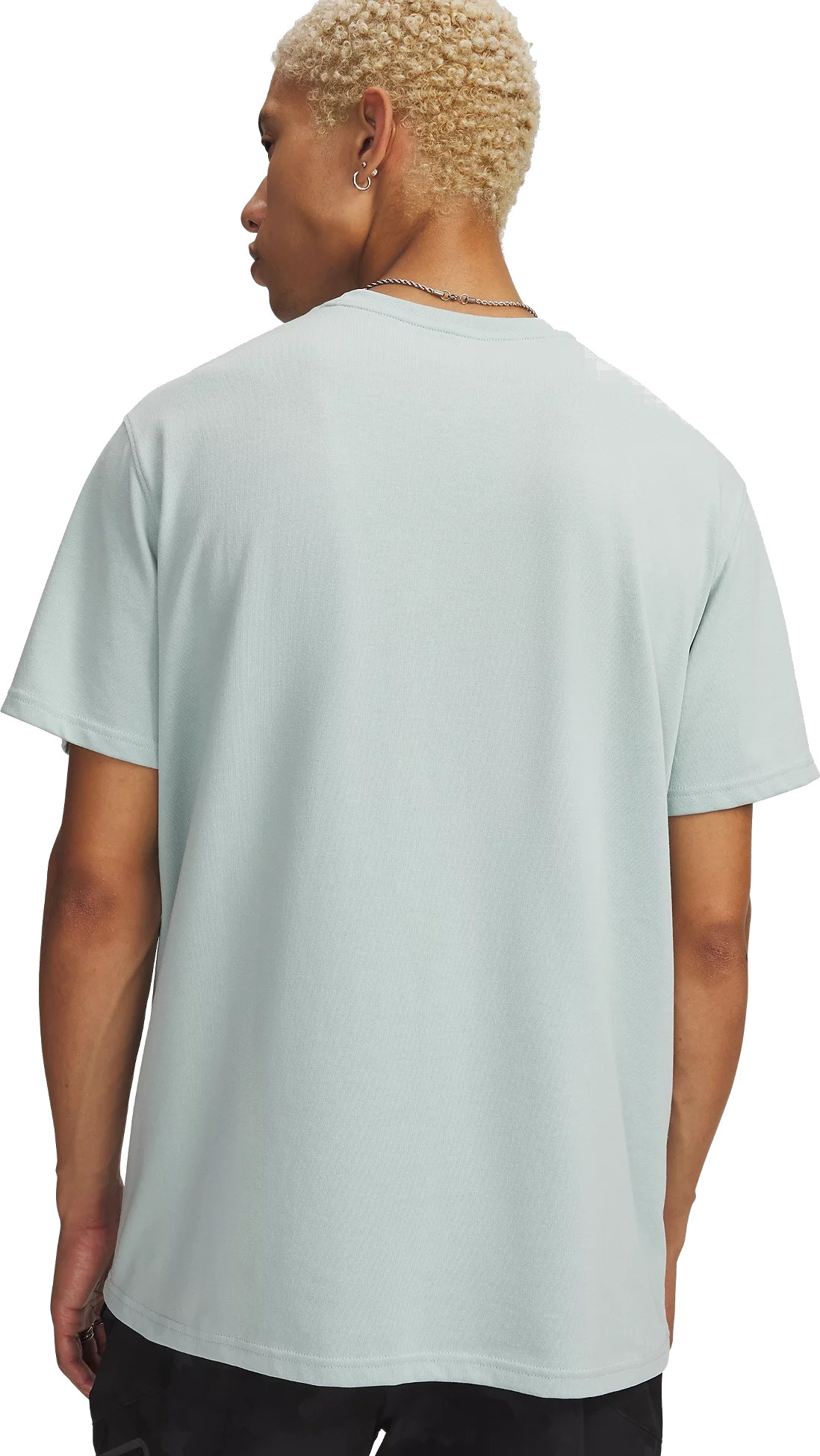 Футболка мужская Under Armour HW armour label SS 1382831-477 XL Синяя фото 