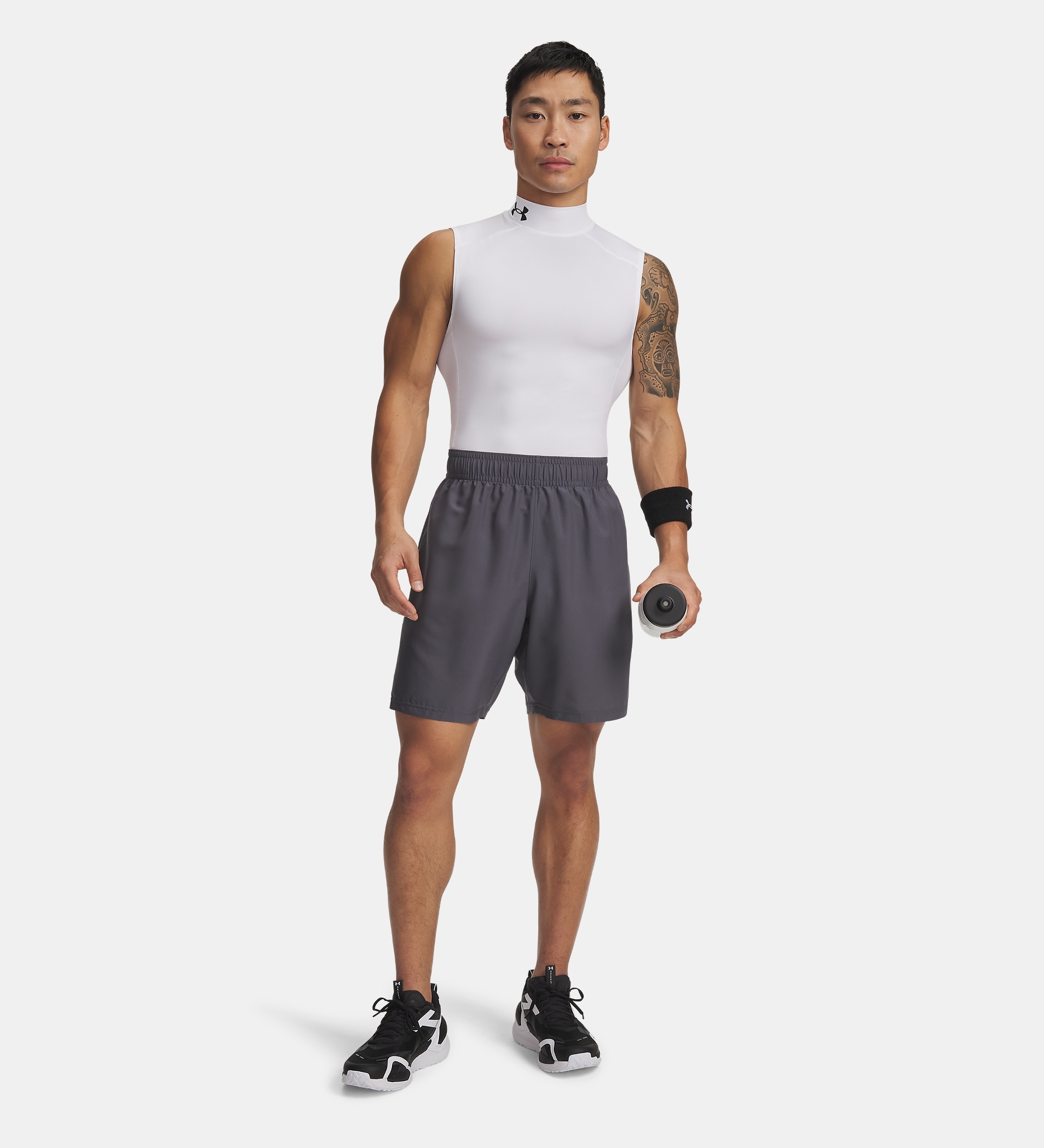 Шорти чоловічі Under Armour Woven Wdmk Shorts 1383356-025 M Сіріфото