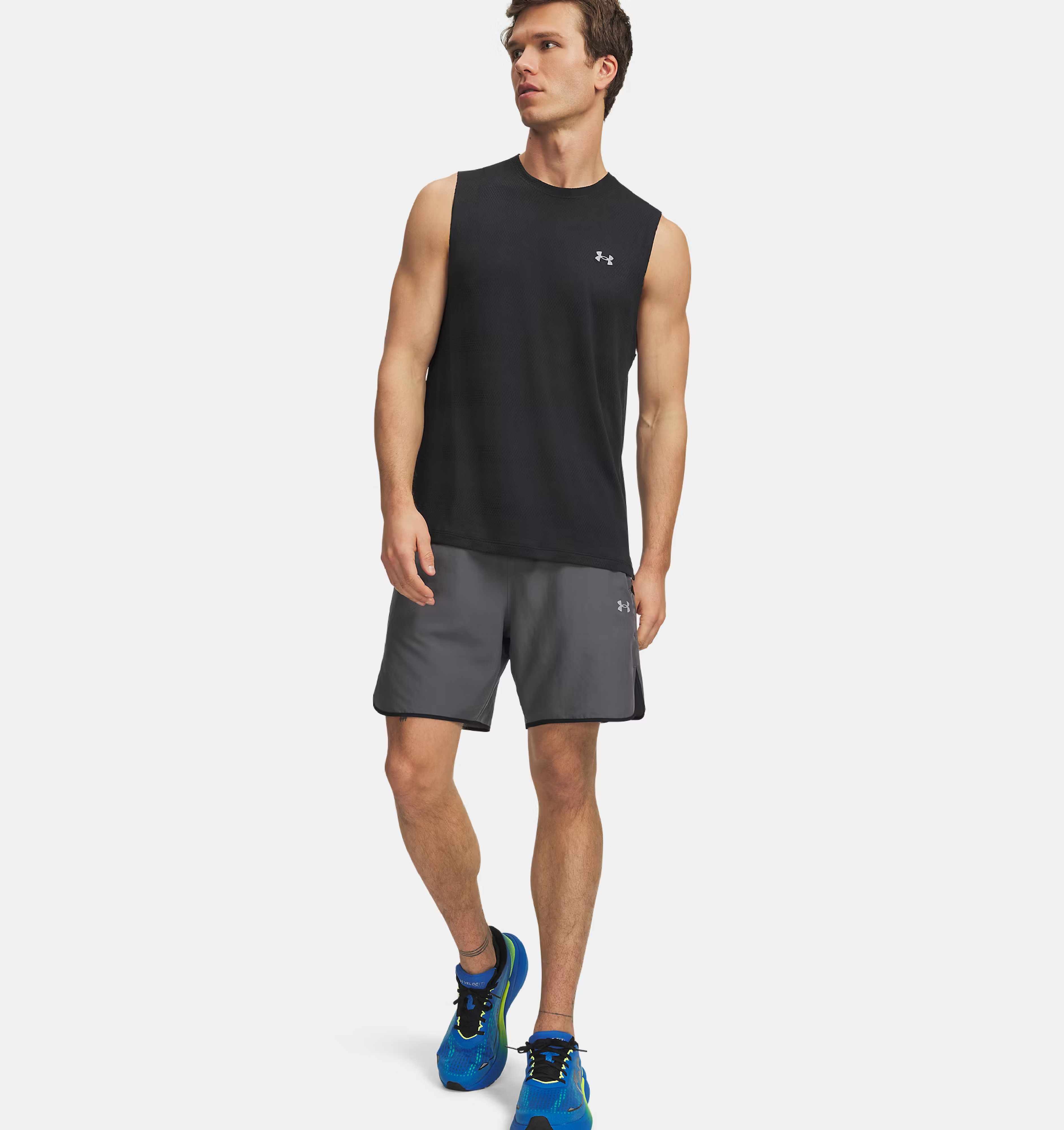 Шорты мужские Under Armour Velociti REFLCT 7in Short 6009519-025 L Серые фото 