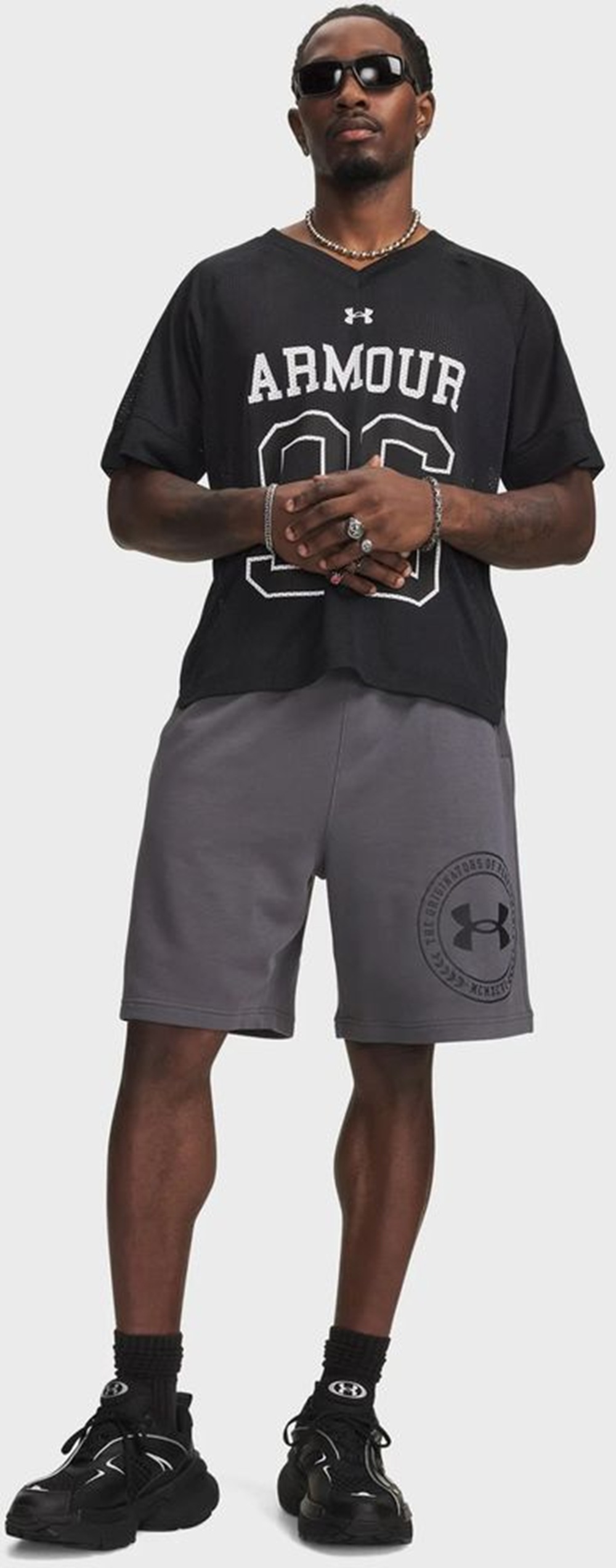 Шорты мужские Under Armour Rival LW Graphic Shorts 6014689-025 XL Серые фото 