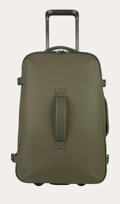 Сумка дорожная на 2-х колёсах, Tucano Gommo Trolley S-size, зелёный фото3