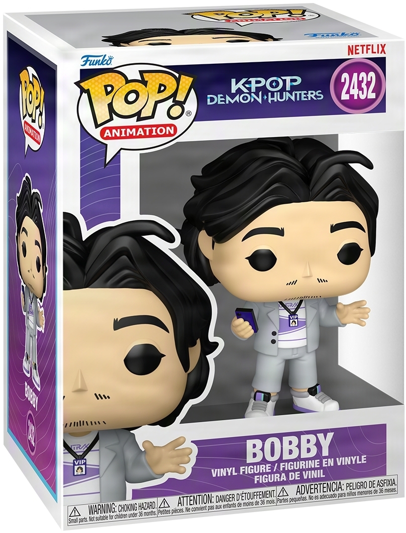Фігурка Funko POP Animation: KPOP Demon Hunters - Bobby (889698958042)фото