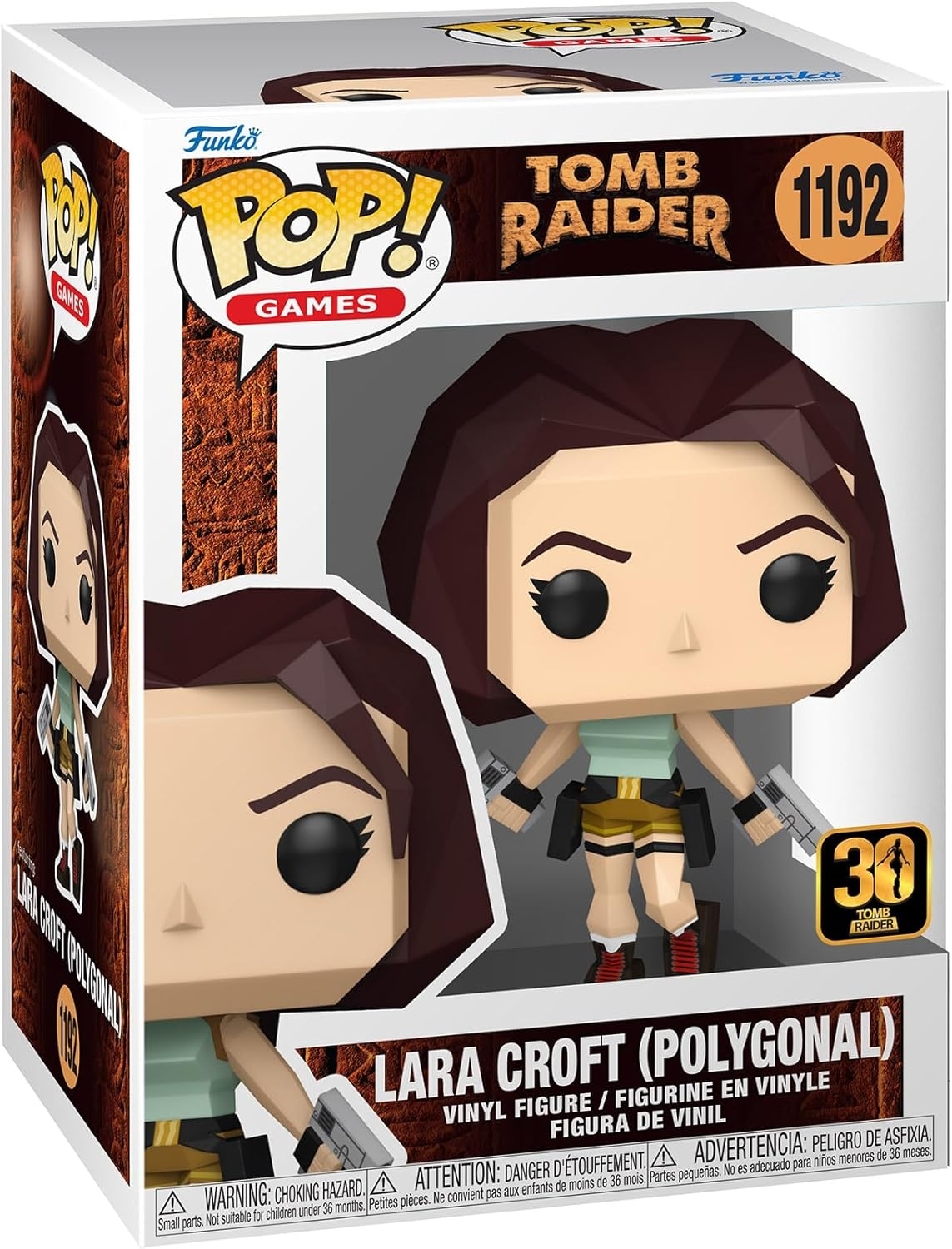 Фігурка Funko POP Games: Tomb Raider - Lara Croft (Polygon) (889698908412)фото