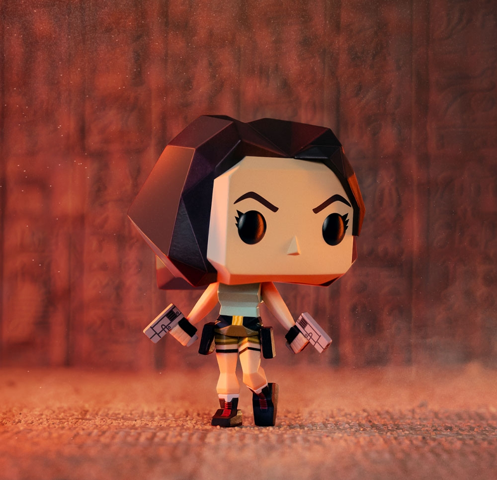 Фігурка Funko POP Games: Tomb Raider - Lara Croft (Polygon) (889698908412)фото