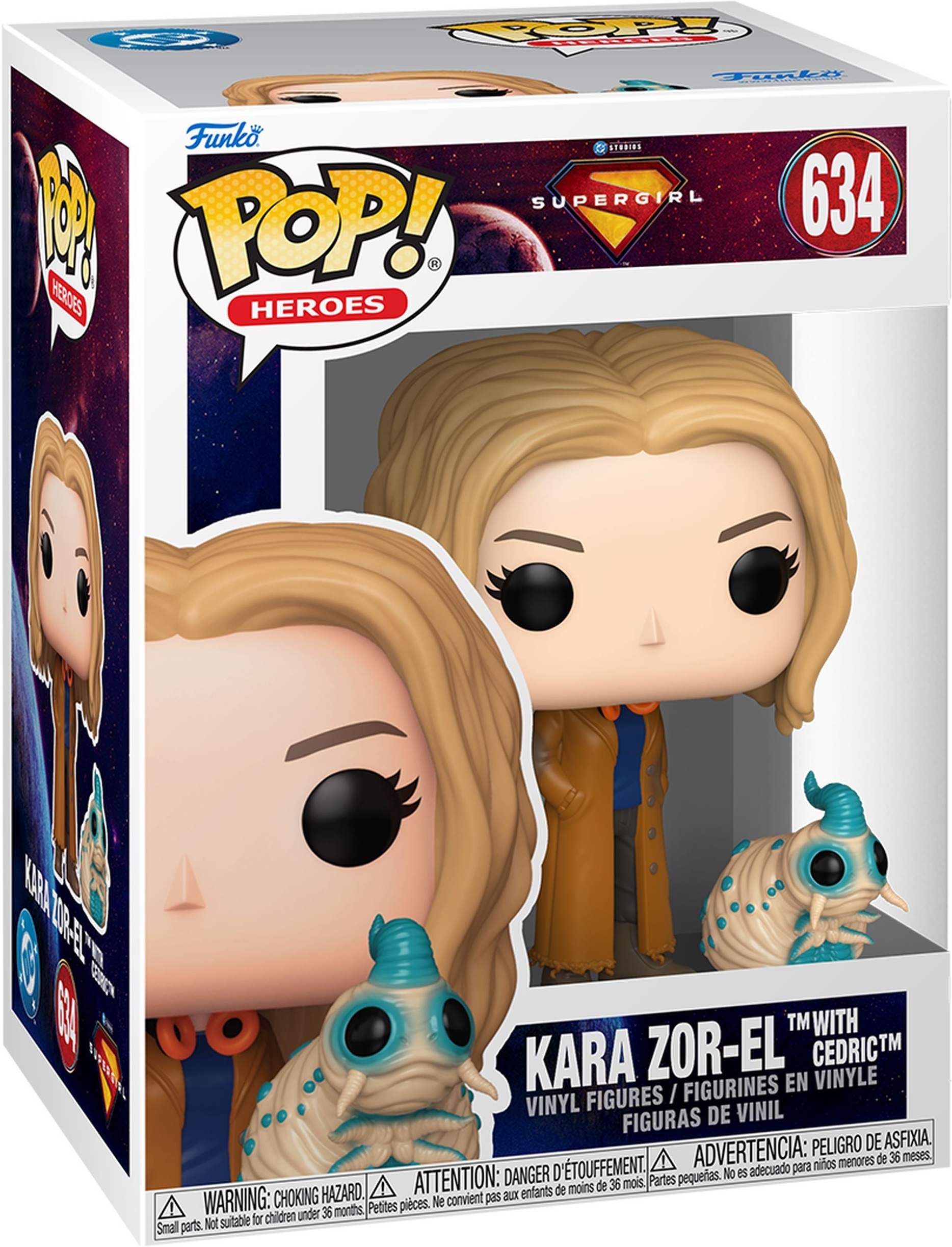 Фигурка Funko POP Movies: Supergirl - Kara Zor-EL w/Cedric (889698907958) фото 